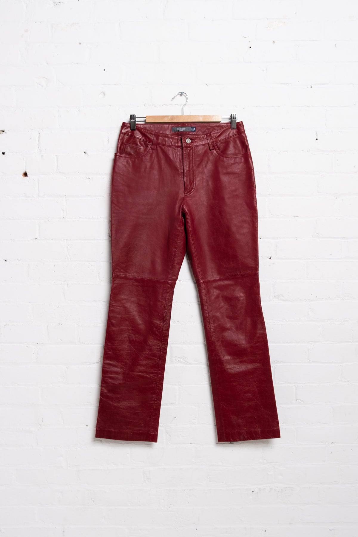 Fall 2000 Gap Leather Bootcut Pants