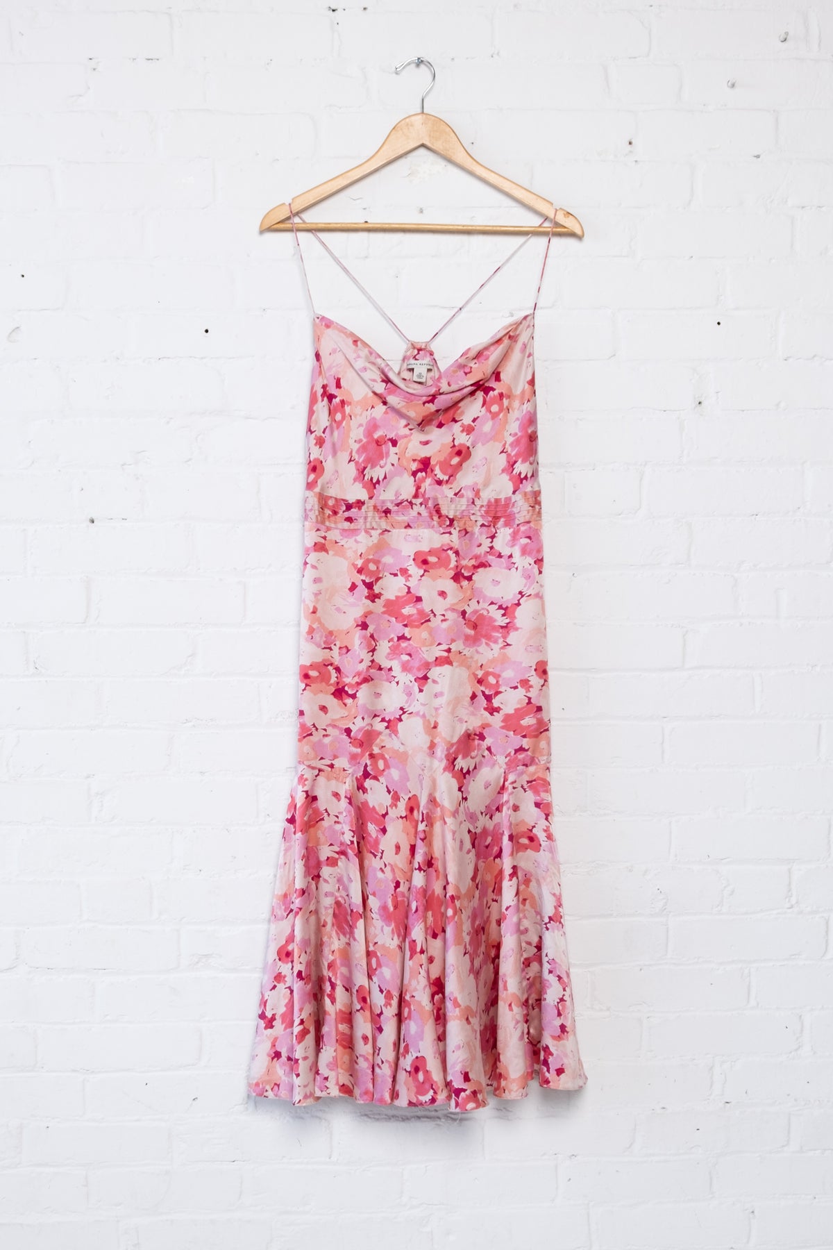 Floral Silk Slip Dress