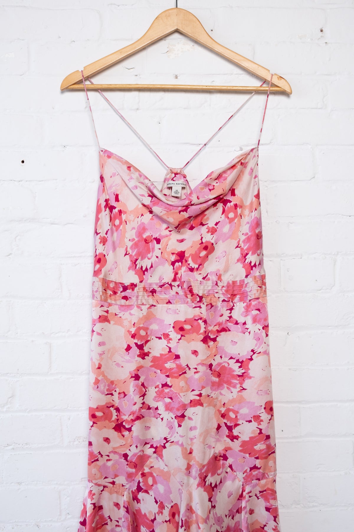 Floral Silk Slip Dress