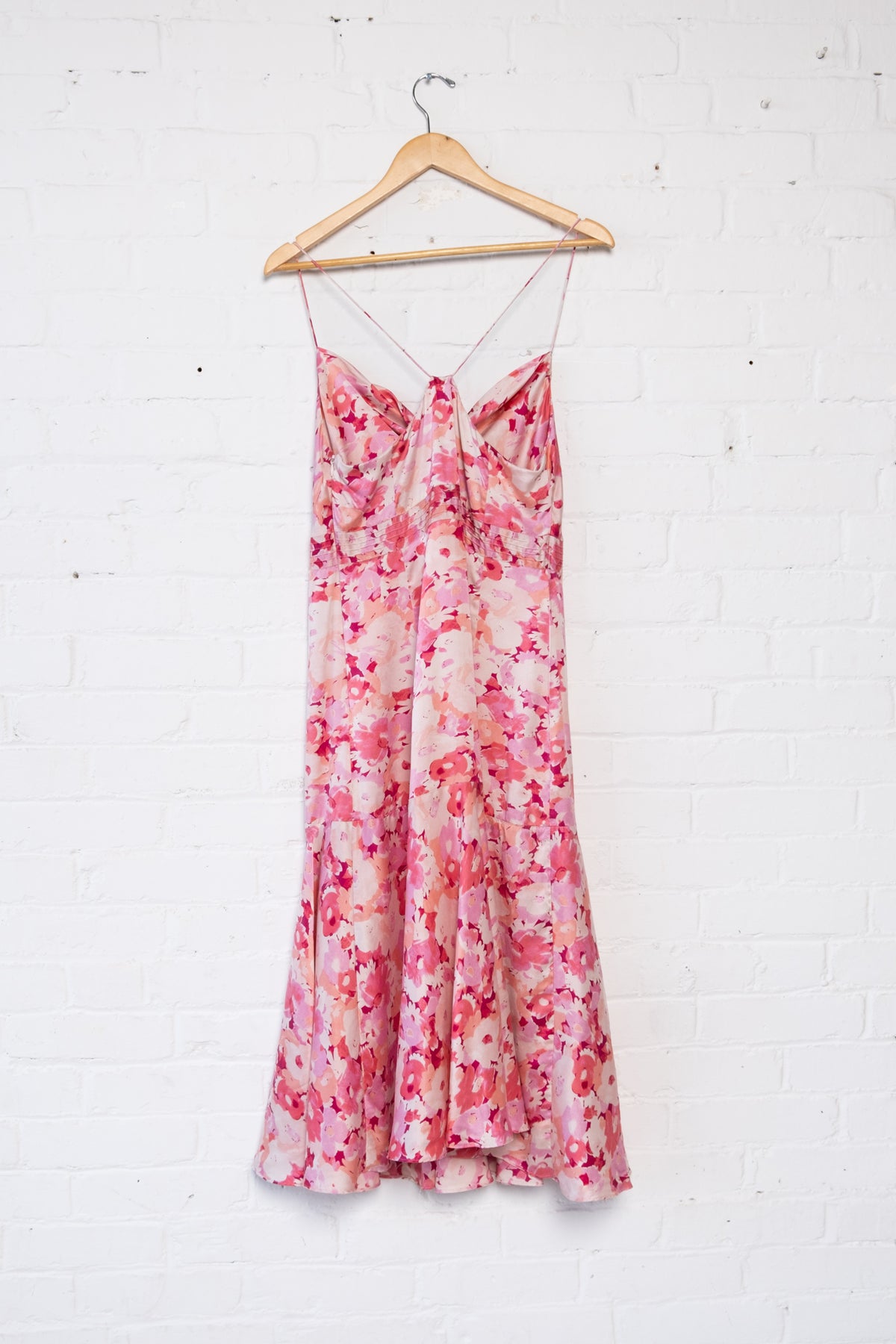 Floral Silk Slip Dress