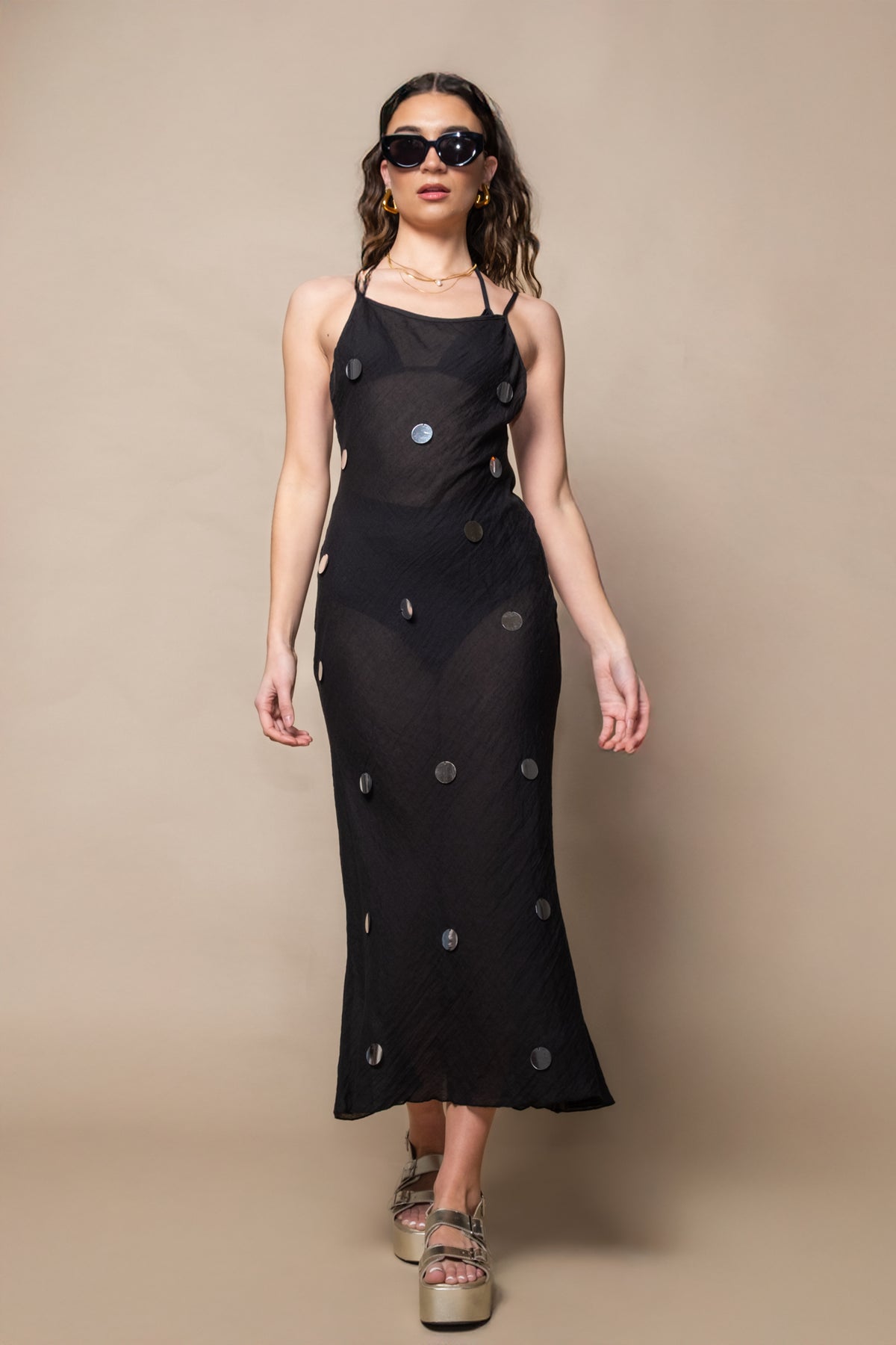 Luna Sheer Slip Dress