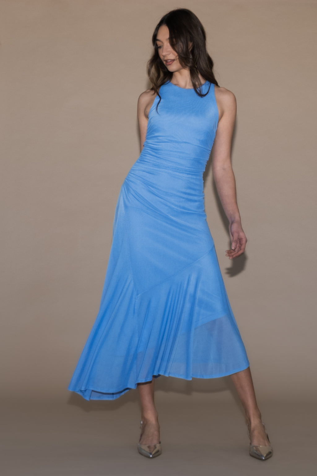 Steve Madden Laney Mesh Midi Dress