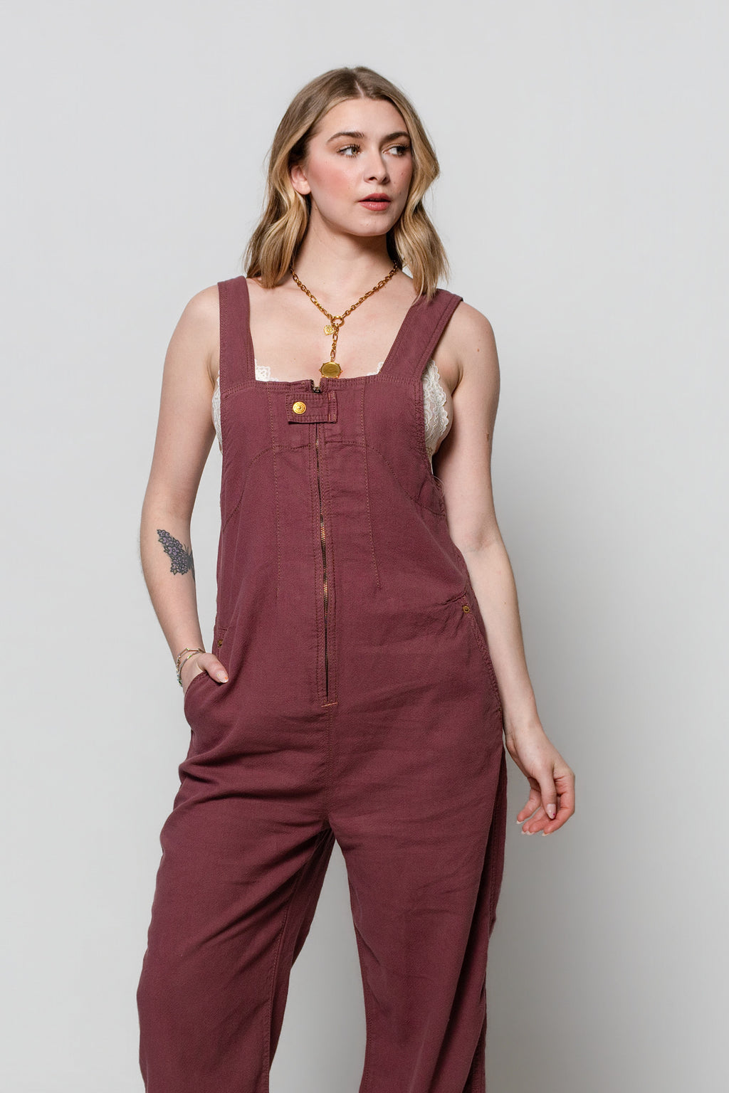 Free People Jude Coverall Jumpsuit