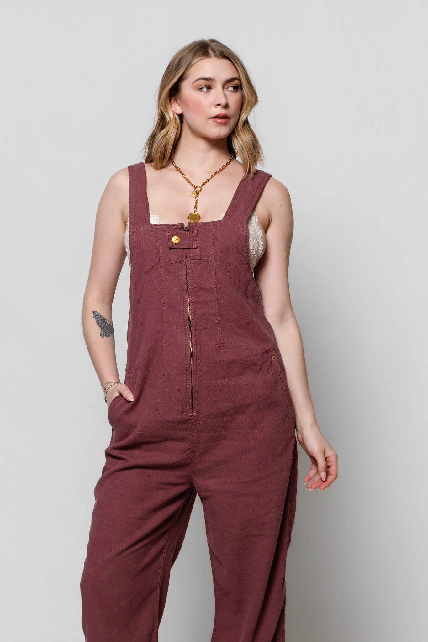 Free People Jude Coverall Jumpsuit