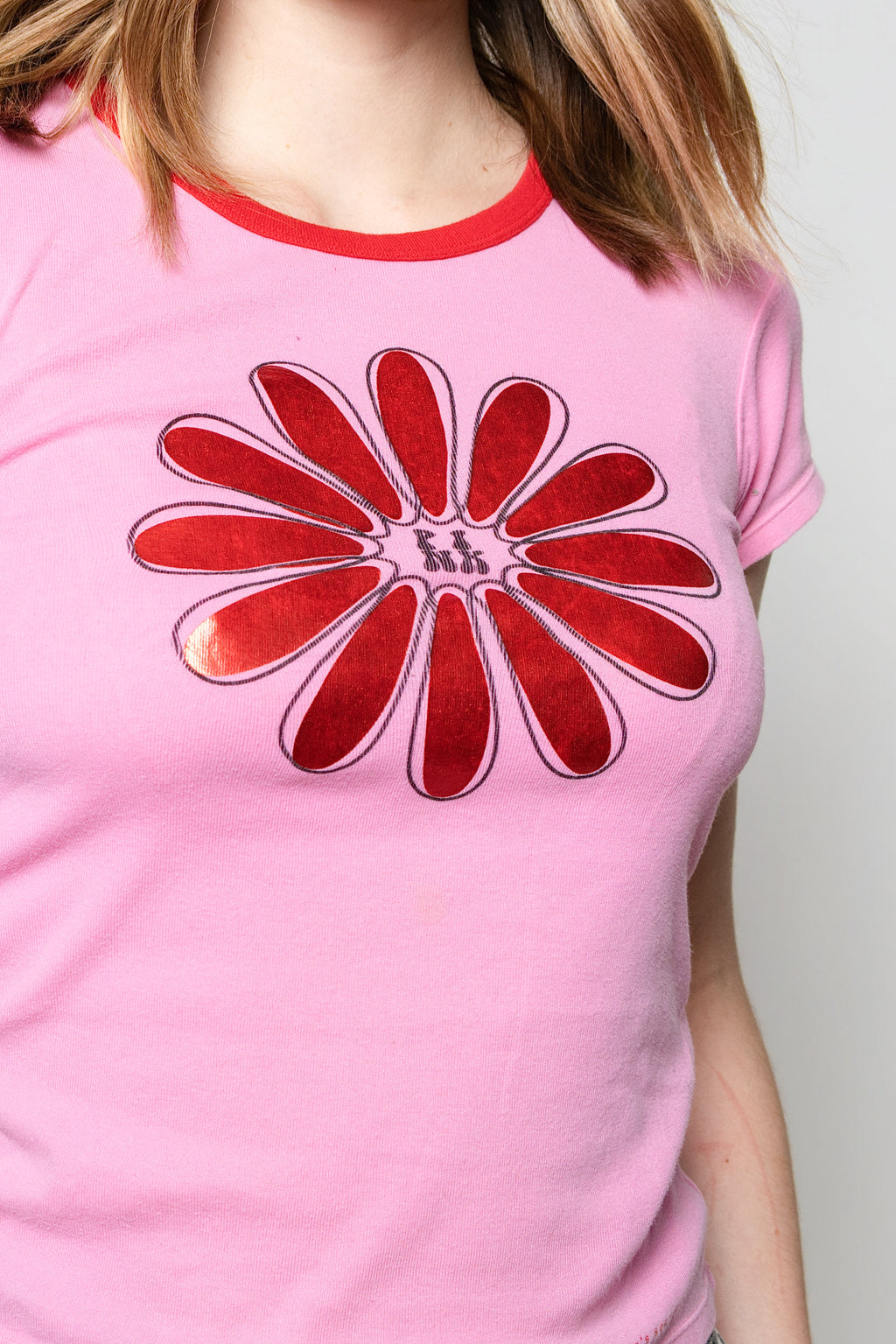 2008 Victoria's Secret Pink Graphic Baby Tee
