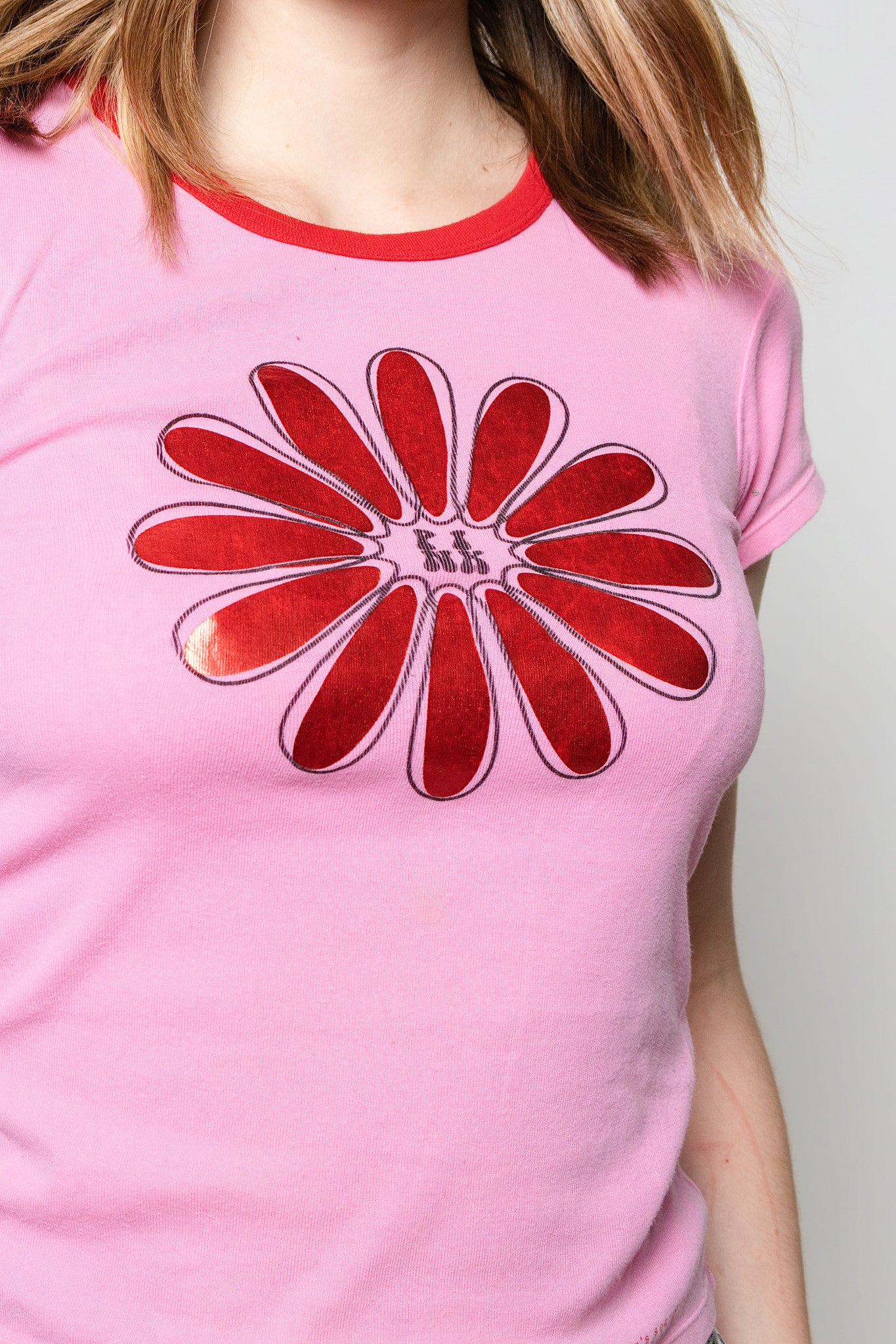 2008 Victoria's Secret Pink Graphic Baby Tee
