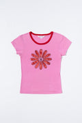 2008 Victoria's Secret Pink Graphic Baby Tee