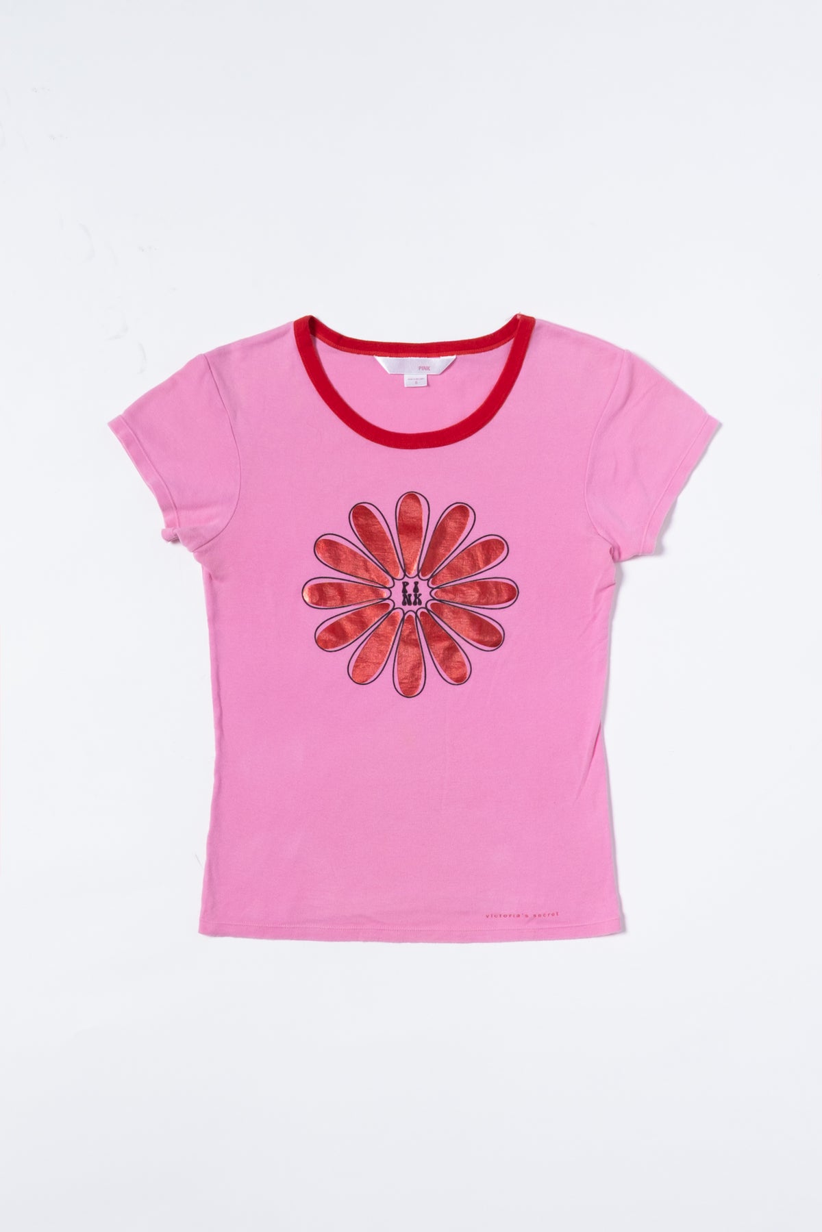 2008 Victoria's Secret Pink Graphic Baby Tee