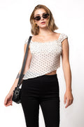 Waverly Polka Dot Babydoll Top