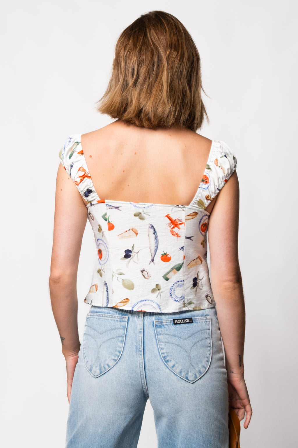 Amalfi Tie Front Top