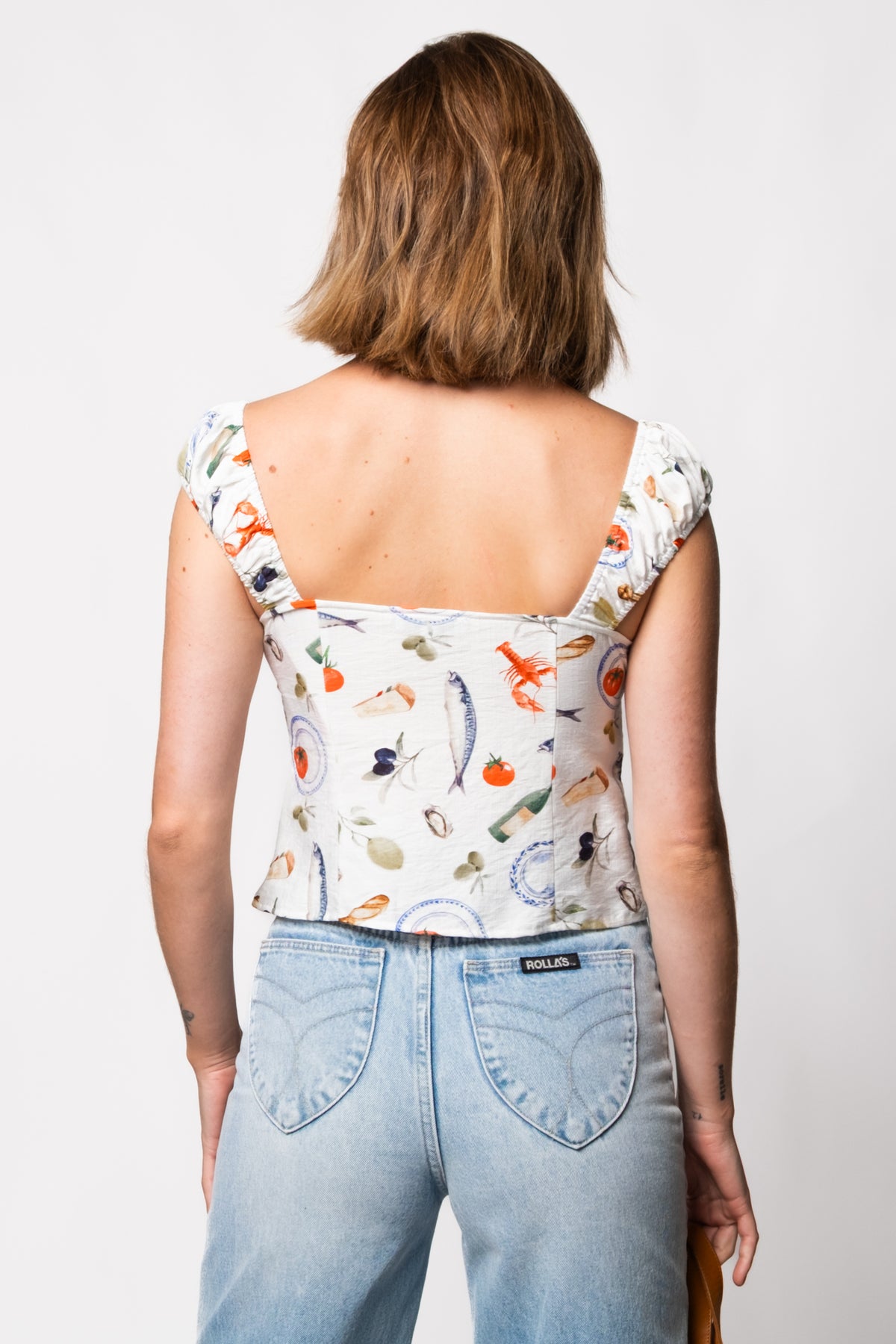 Amalfi Tie Front Top