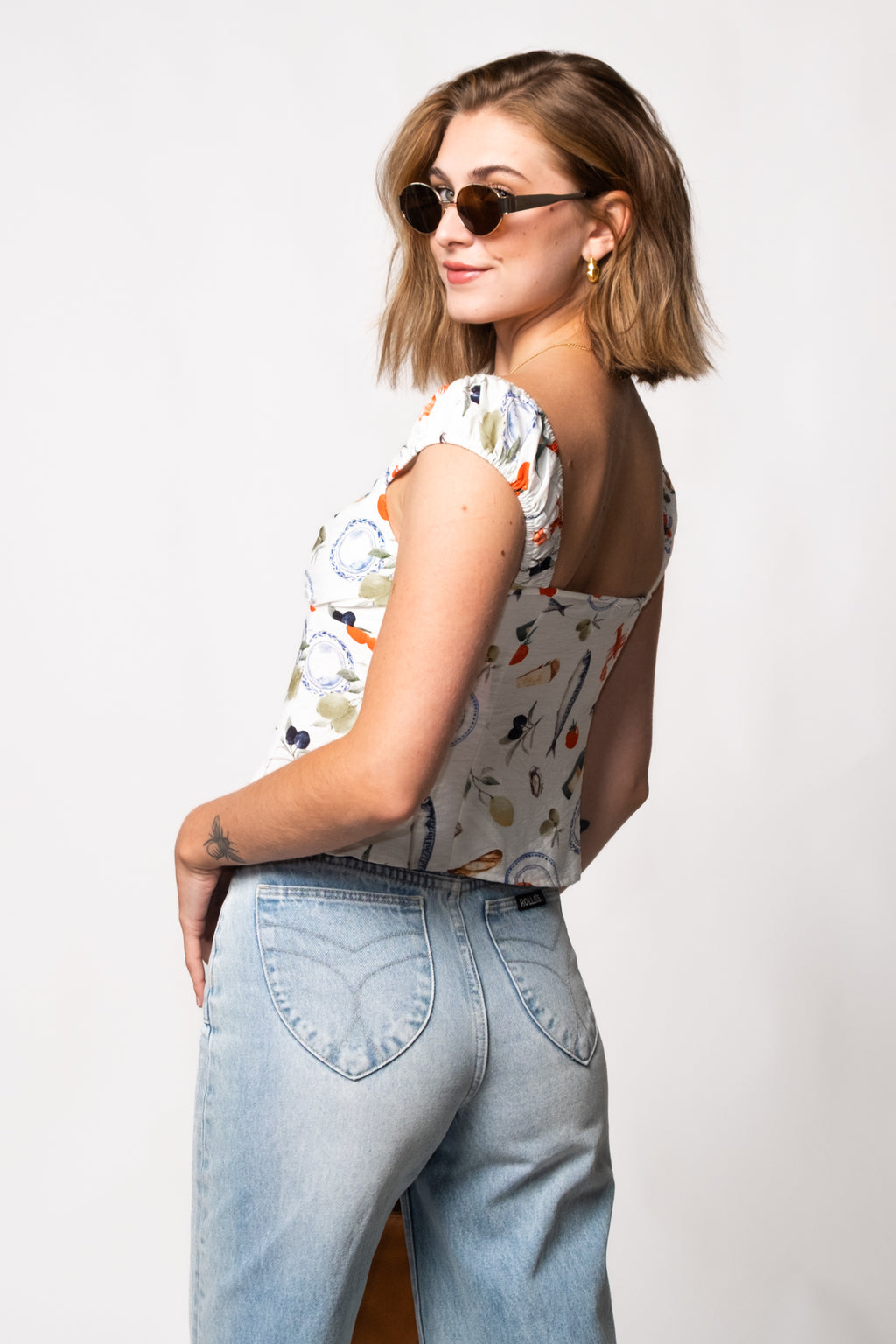 Amalfi Tie Front Top