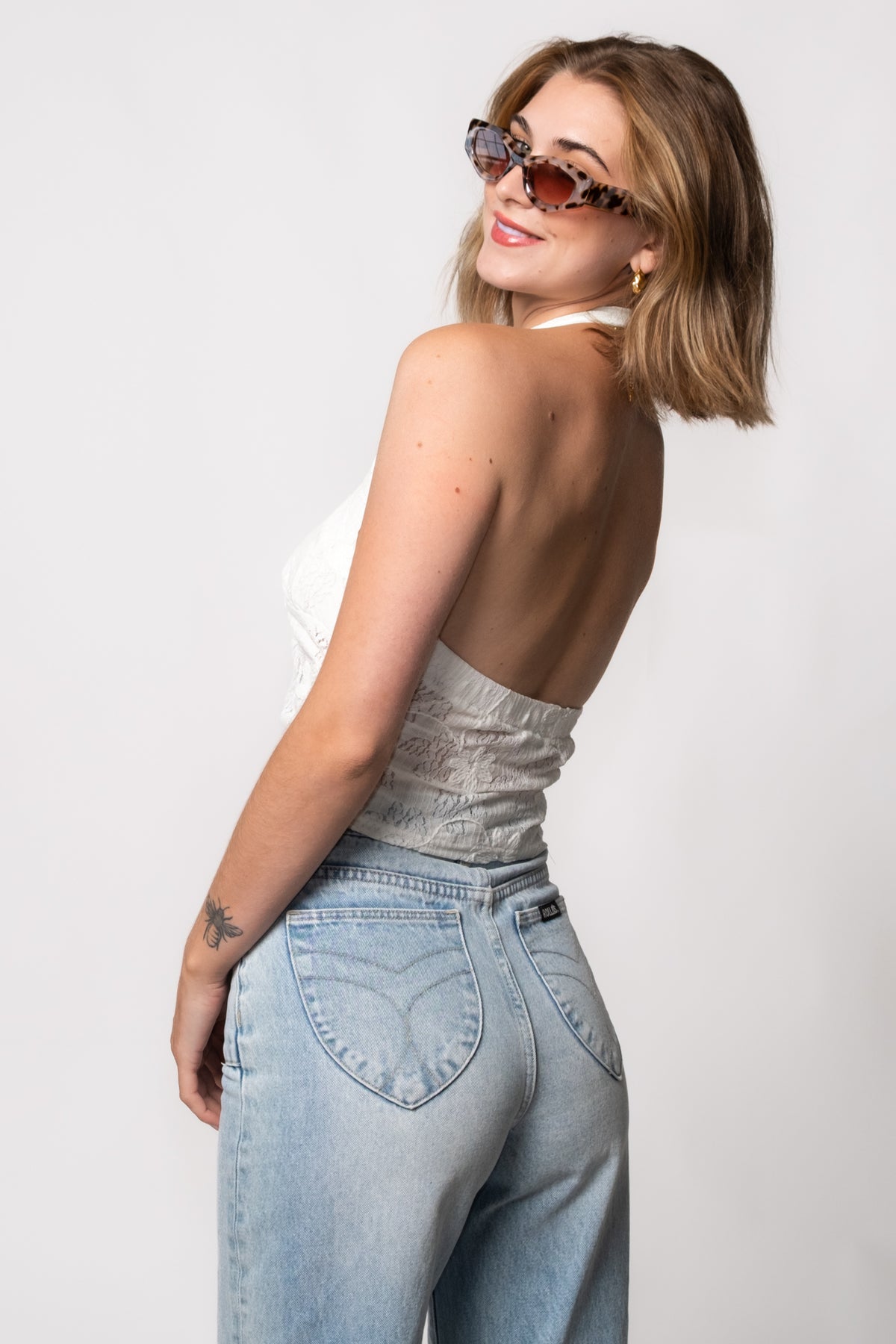 Isla Lace Halter Top