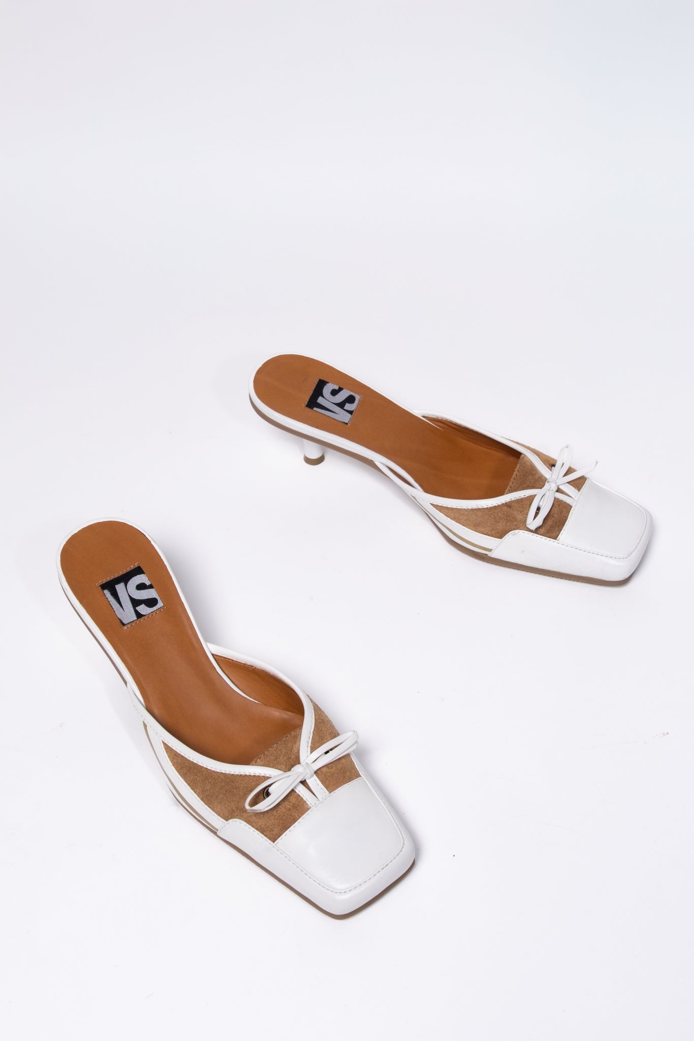 Victoria's Secret Sporty Suede & Leather Kitten Heels