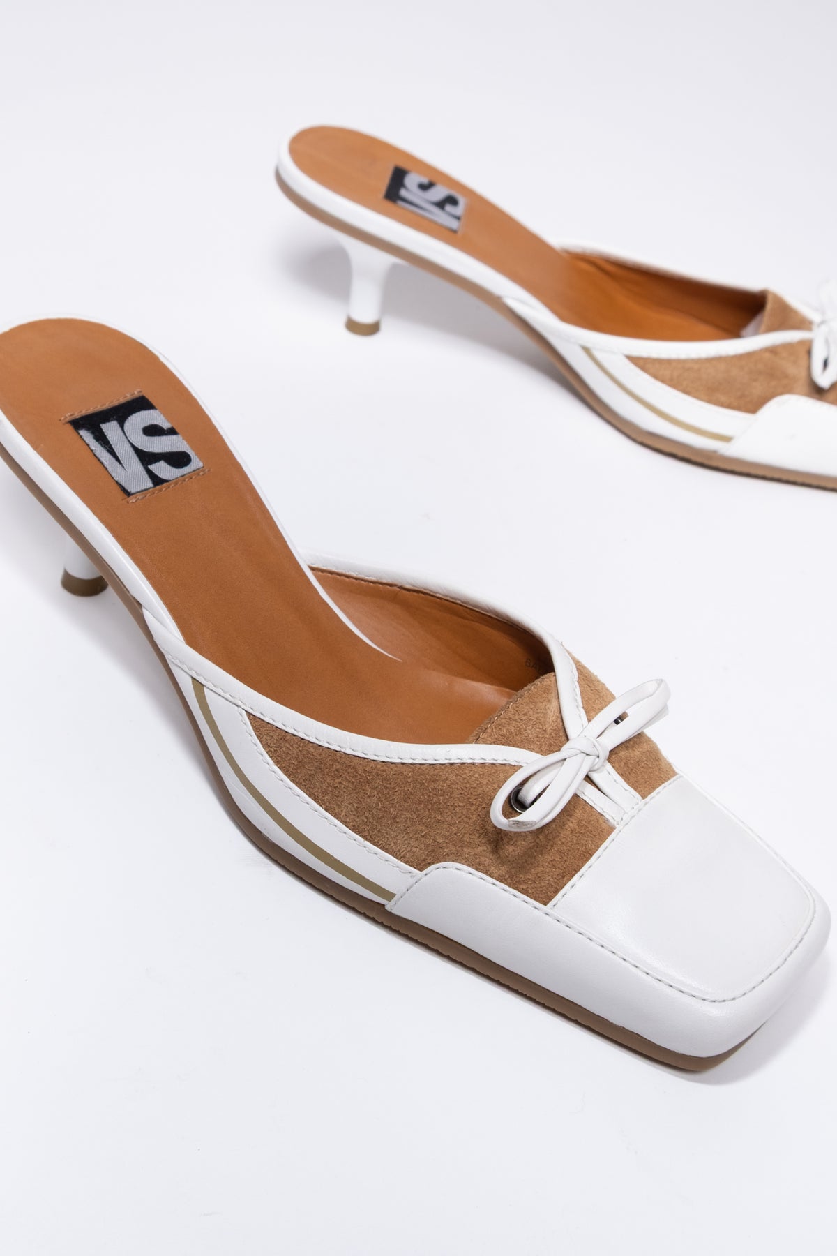 VS Sporty Kitten Heels -  6 - Camel