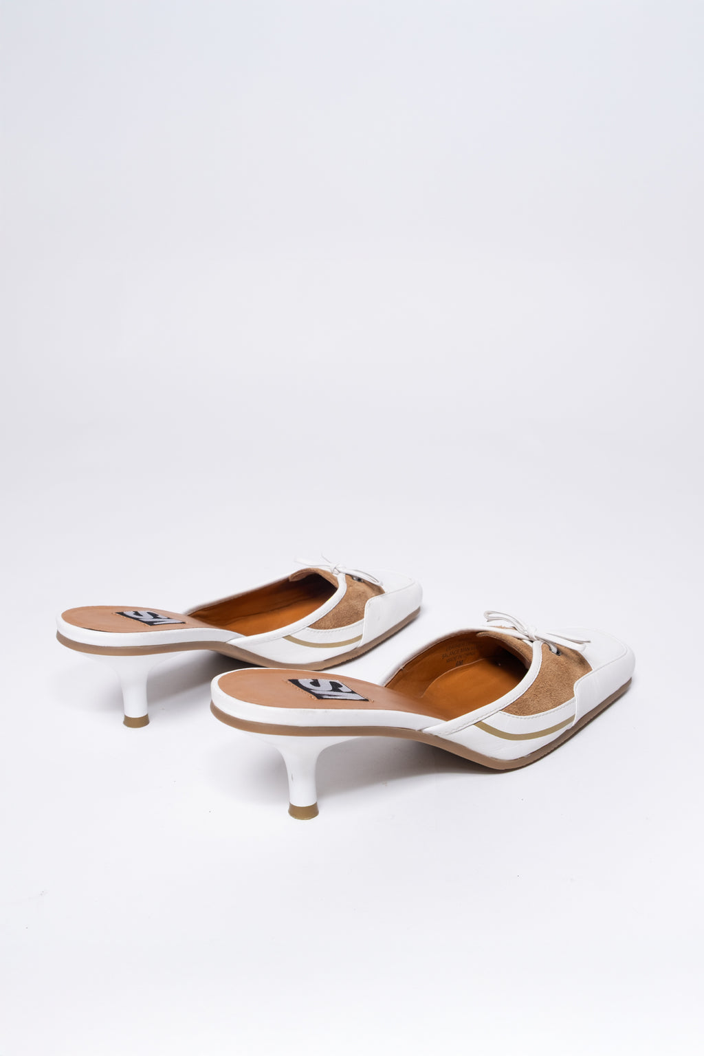 Victoria's Secret Sporty Suede & Leather Kitten Heels