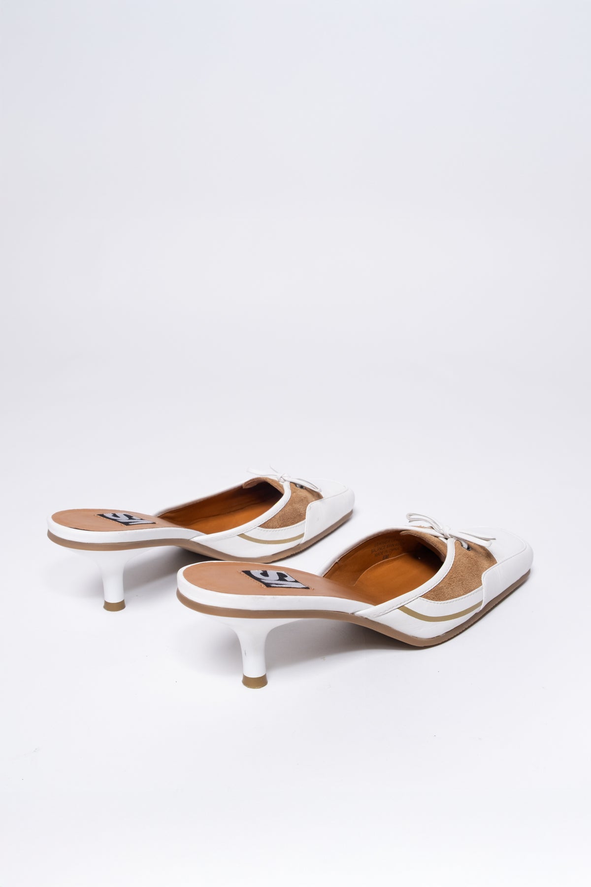 Victoria's Secret Sporty Suede & Leather Kitten Heels