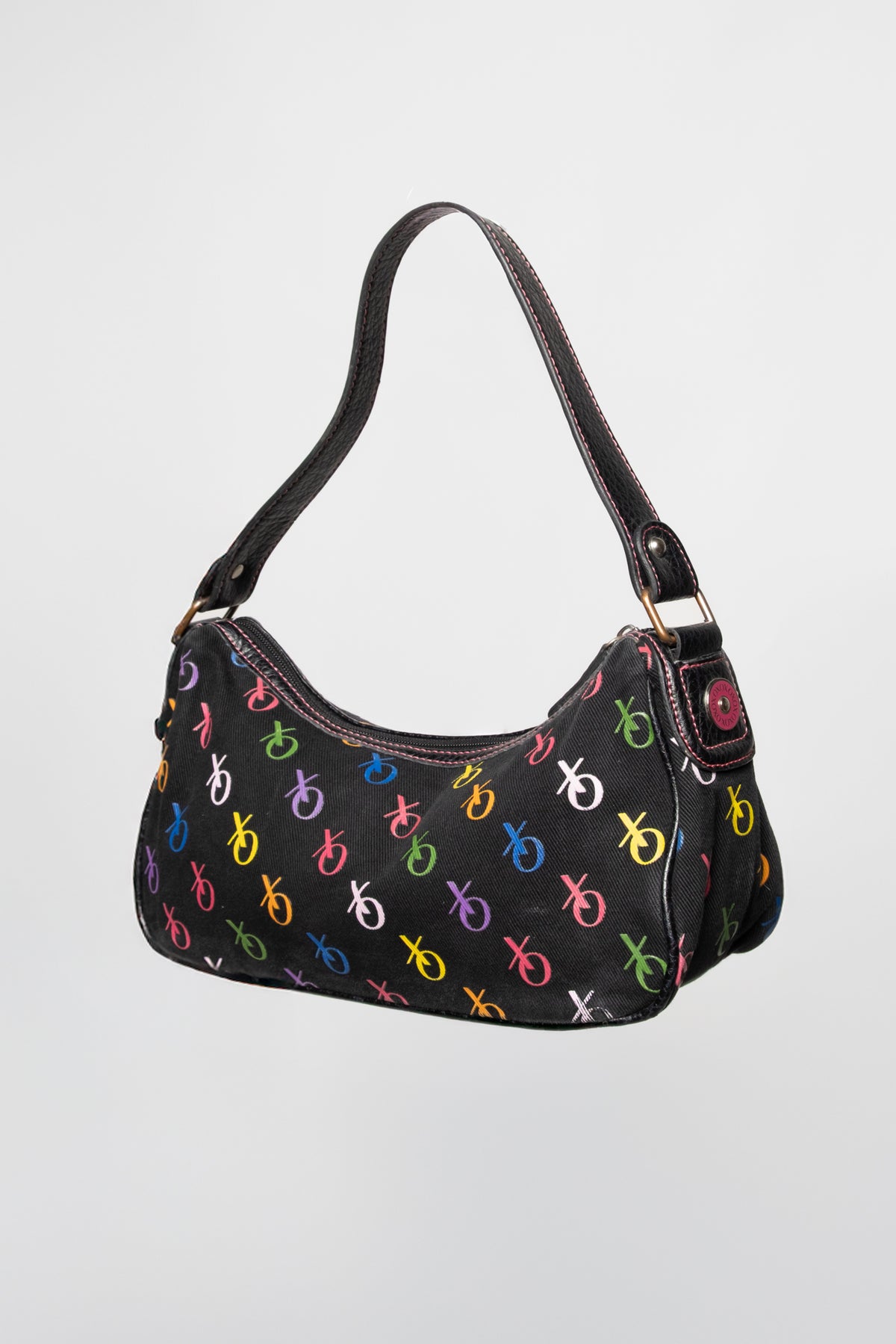 XOXO Graphic Canvas Shoulder Bag