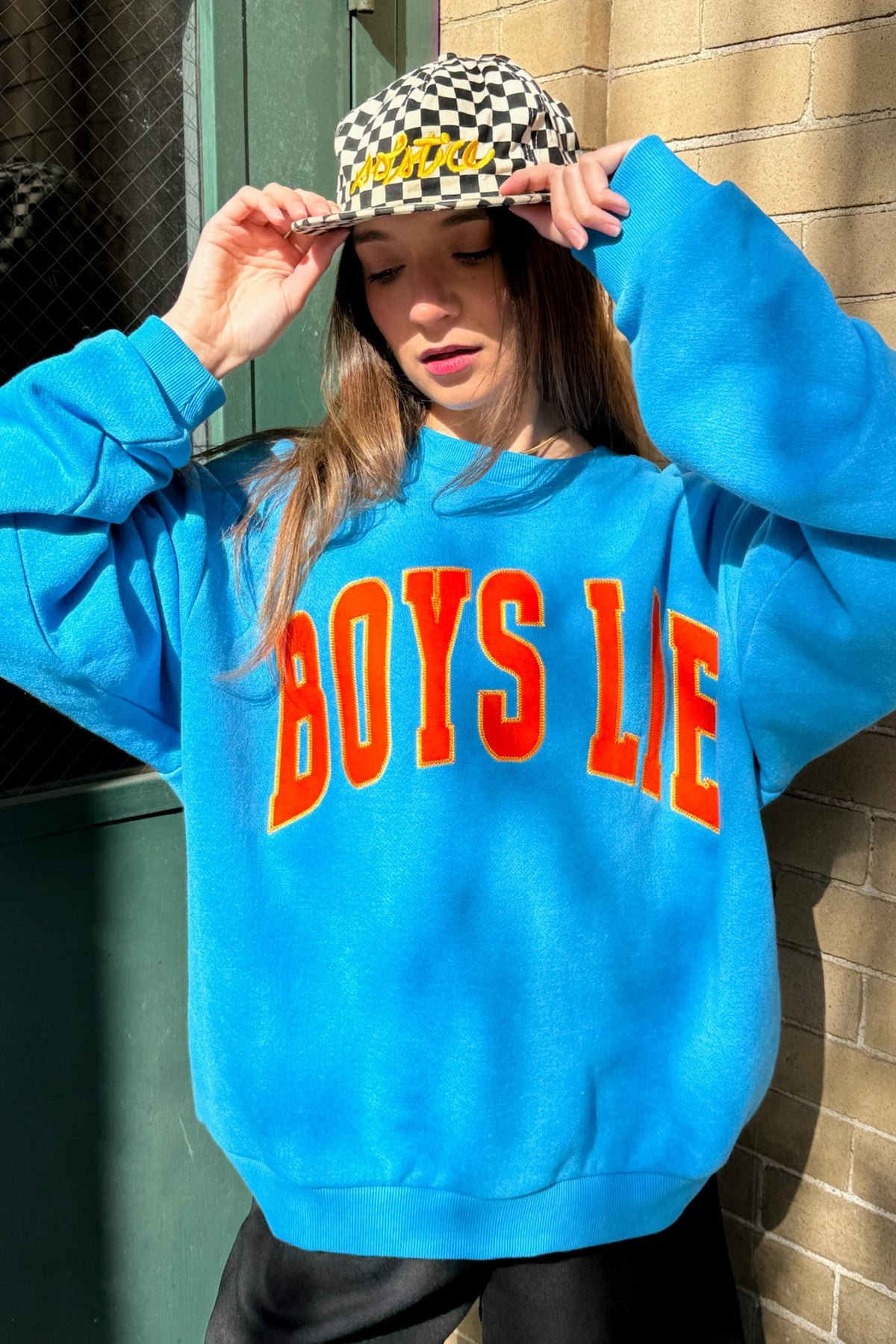 Boys Lie Razzle Dazzle Kara Crewneck