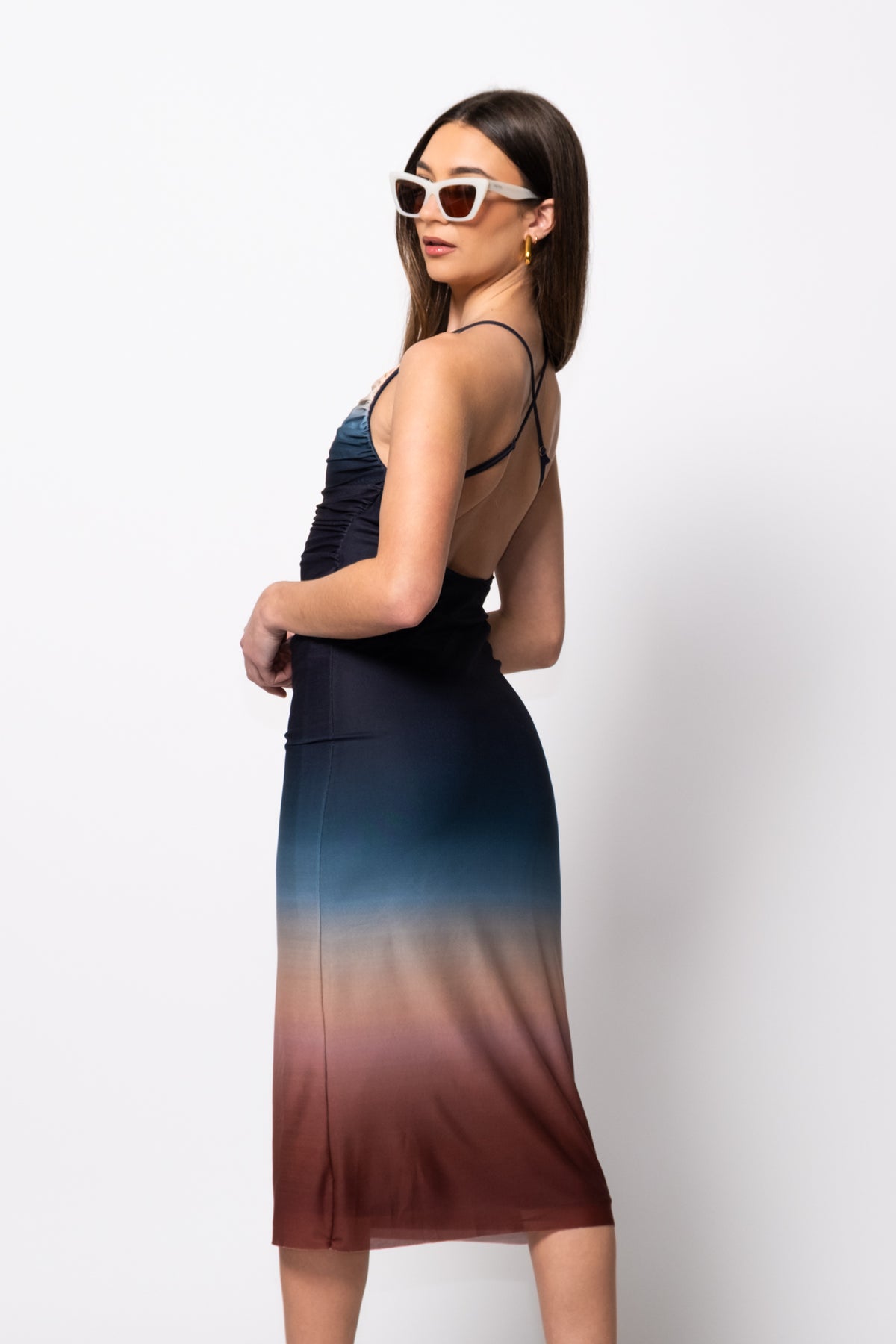 Next Horizon Ombré Midi Dress
