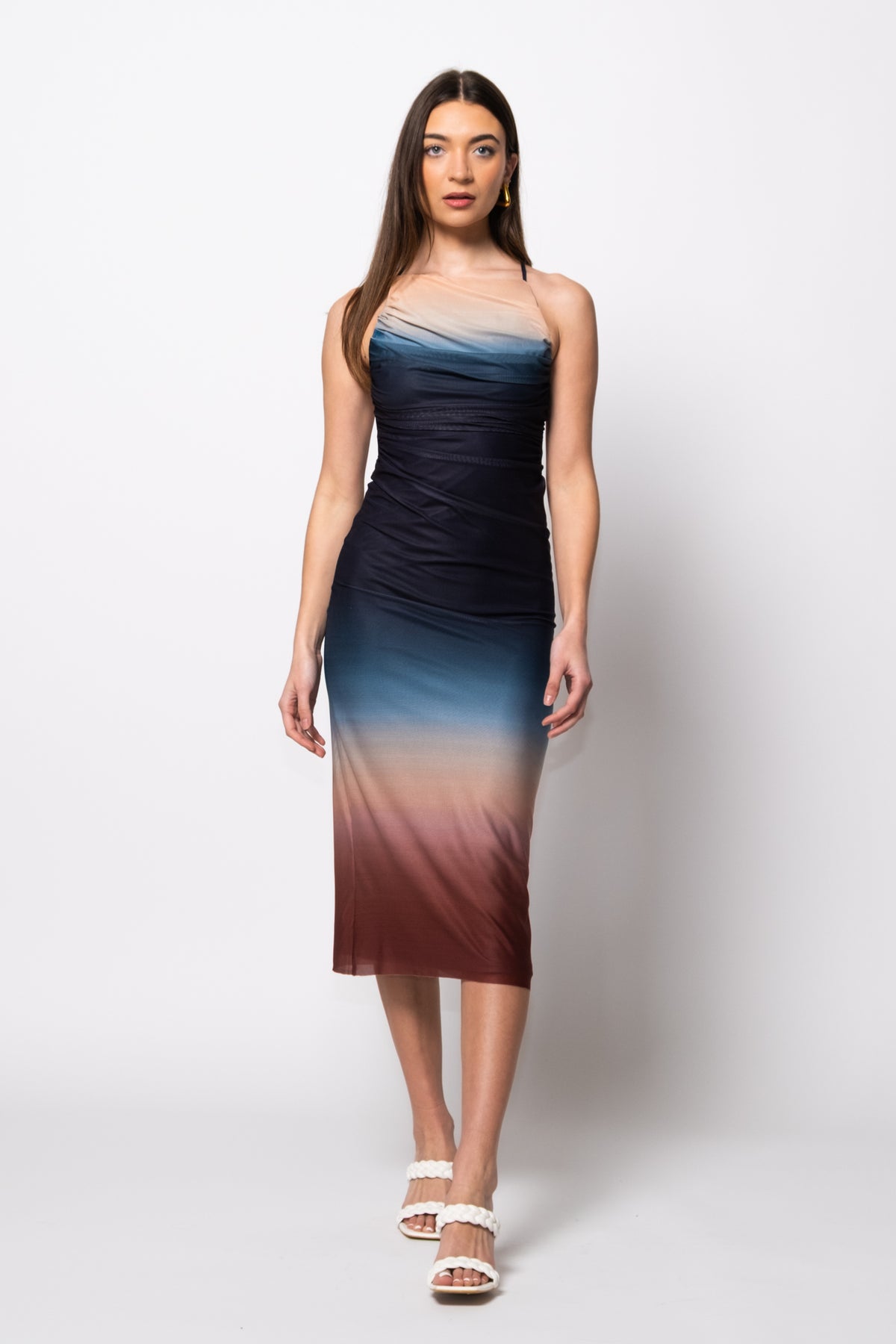 Next Horizon Ombré Midi Dress