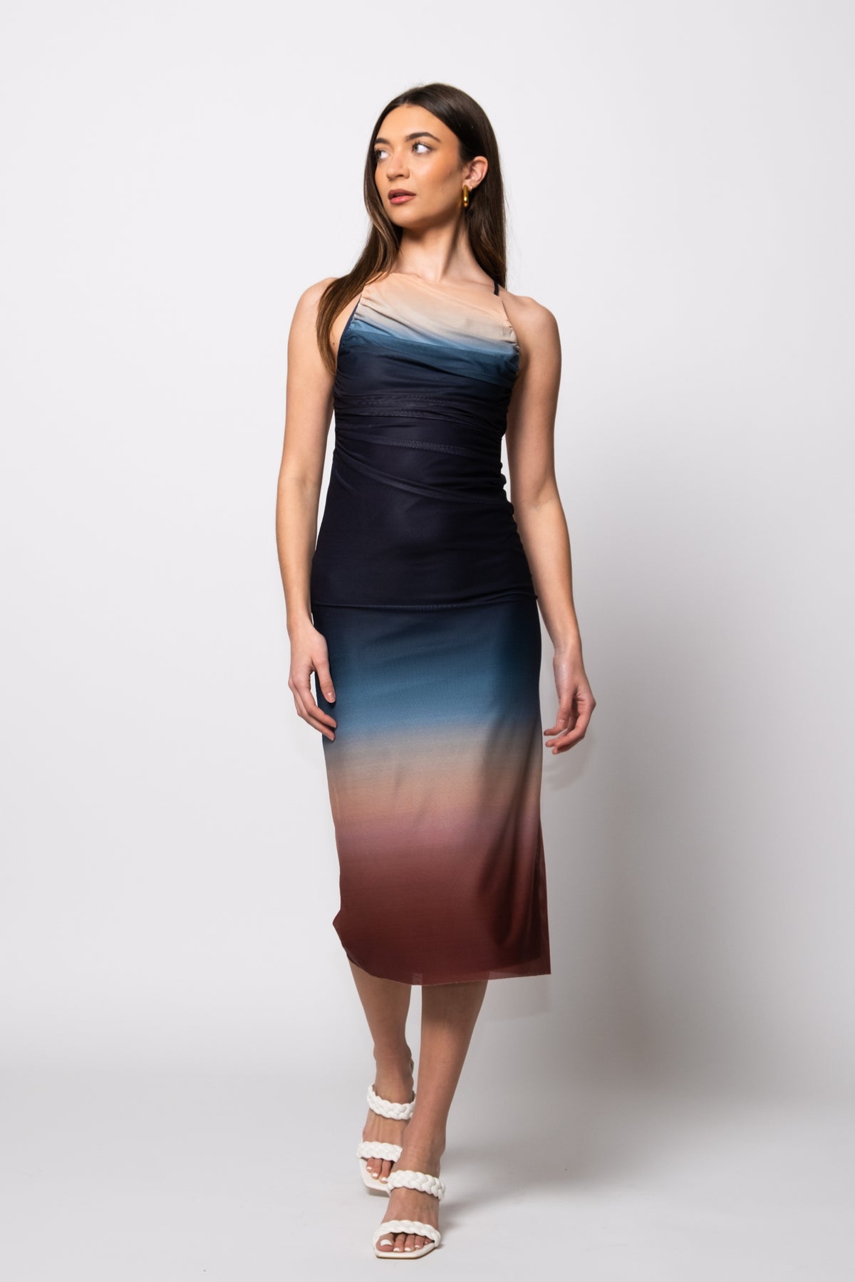Next Horizon Ombré Midi Dress