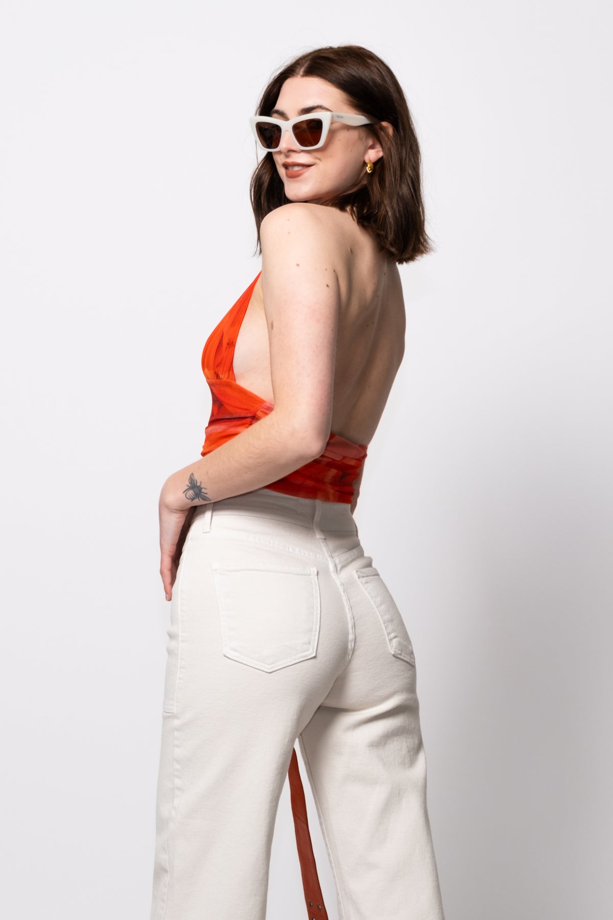 Heat Wave Ruched Halter Top