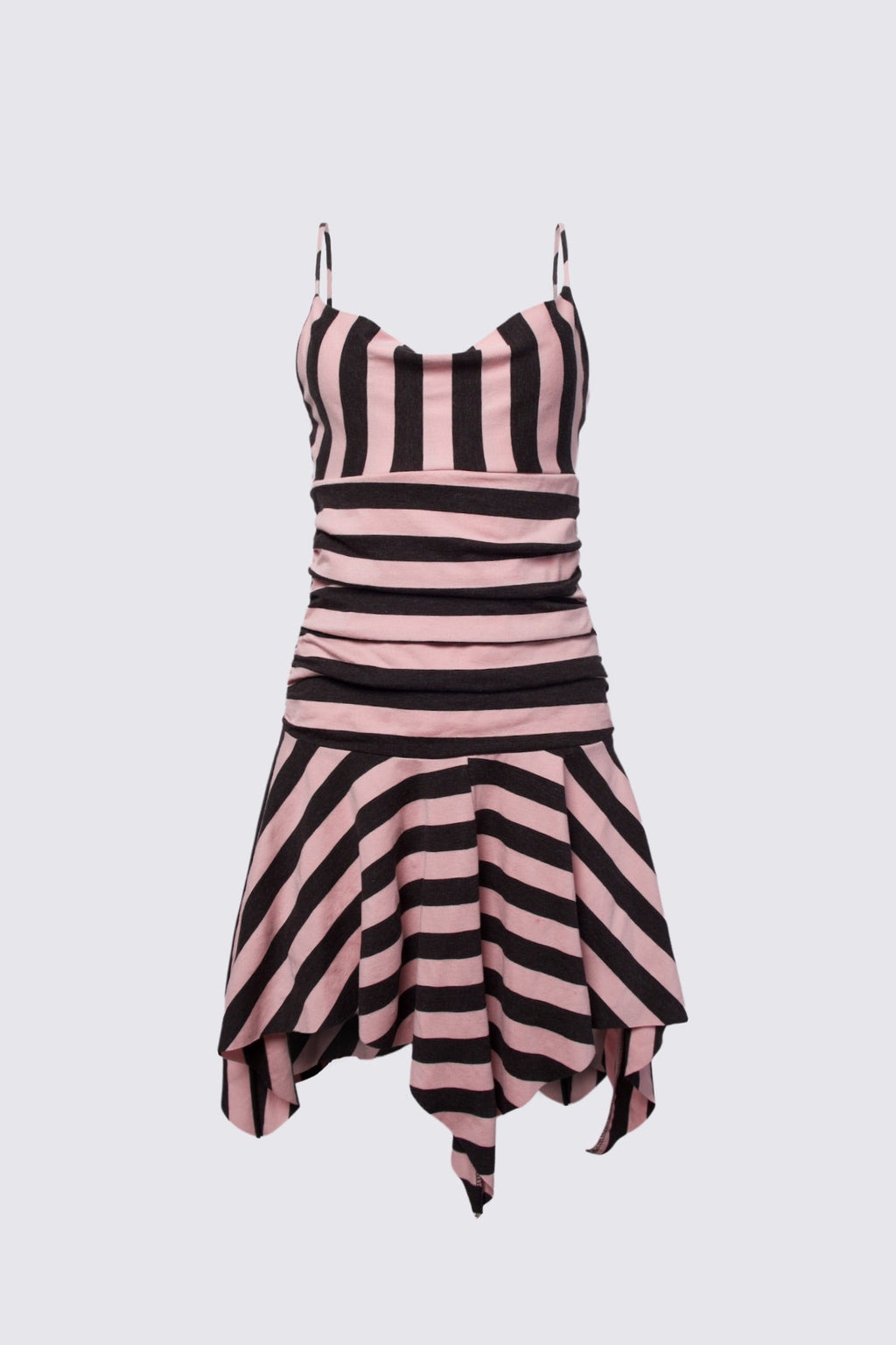 Y2K Lucca Striped Jersey Dress