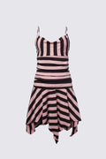 Y2K Lucca Striped Jersey Dress