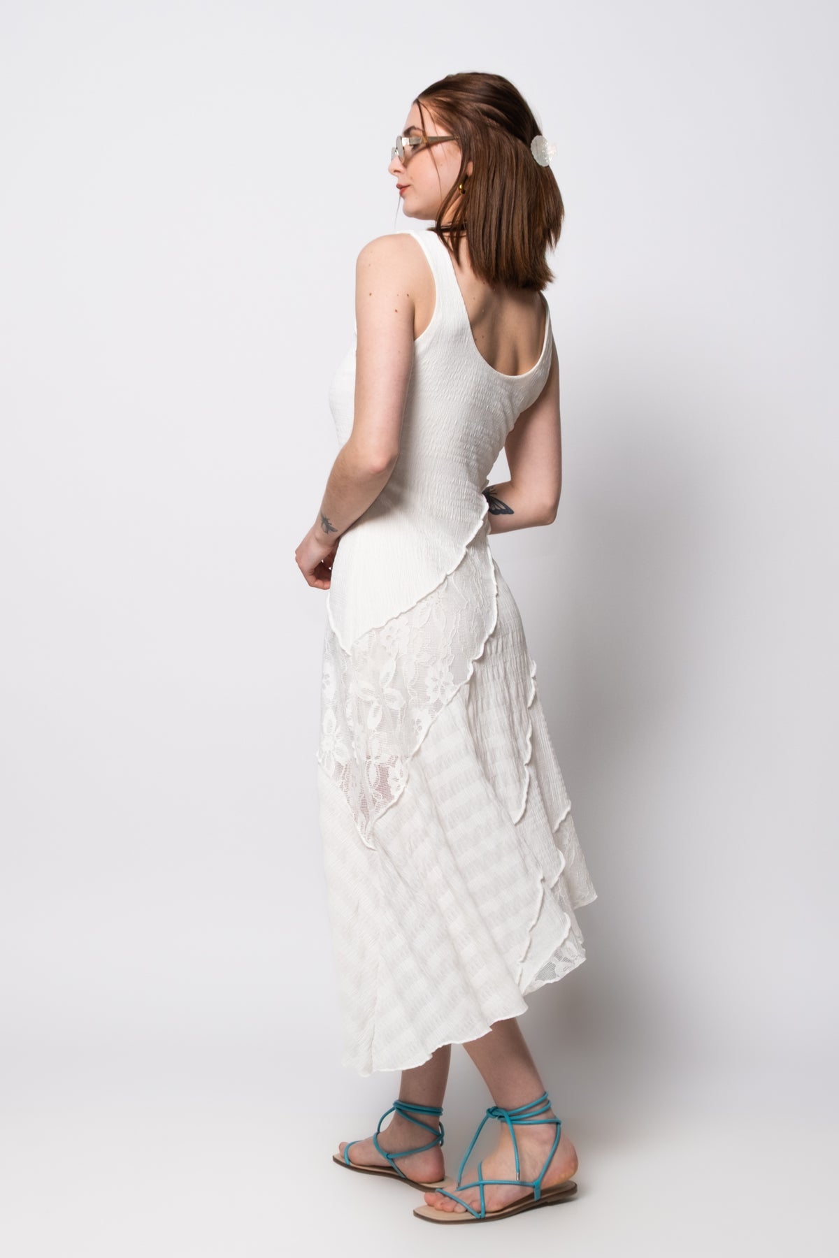 Steve Madden Vance Asymmetric Lace Dress