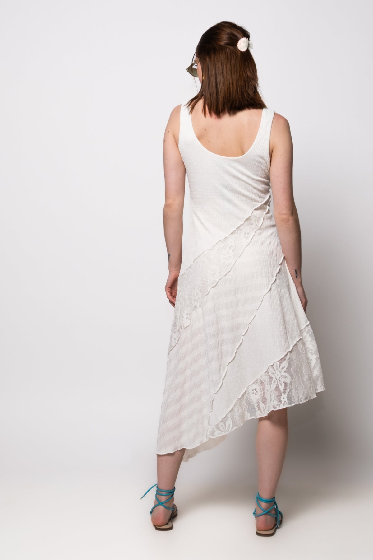 Steve Madden Vance Asymmetric Lace Dress