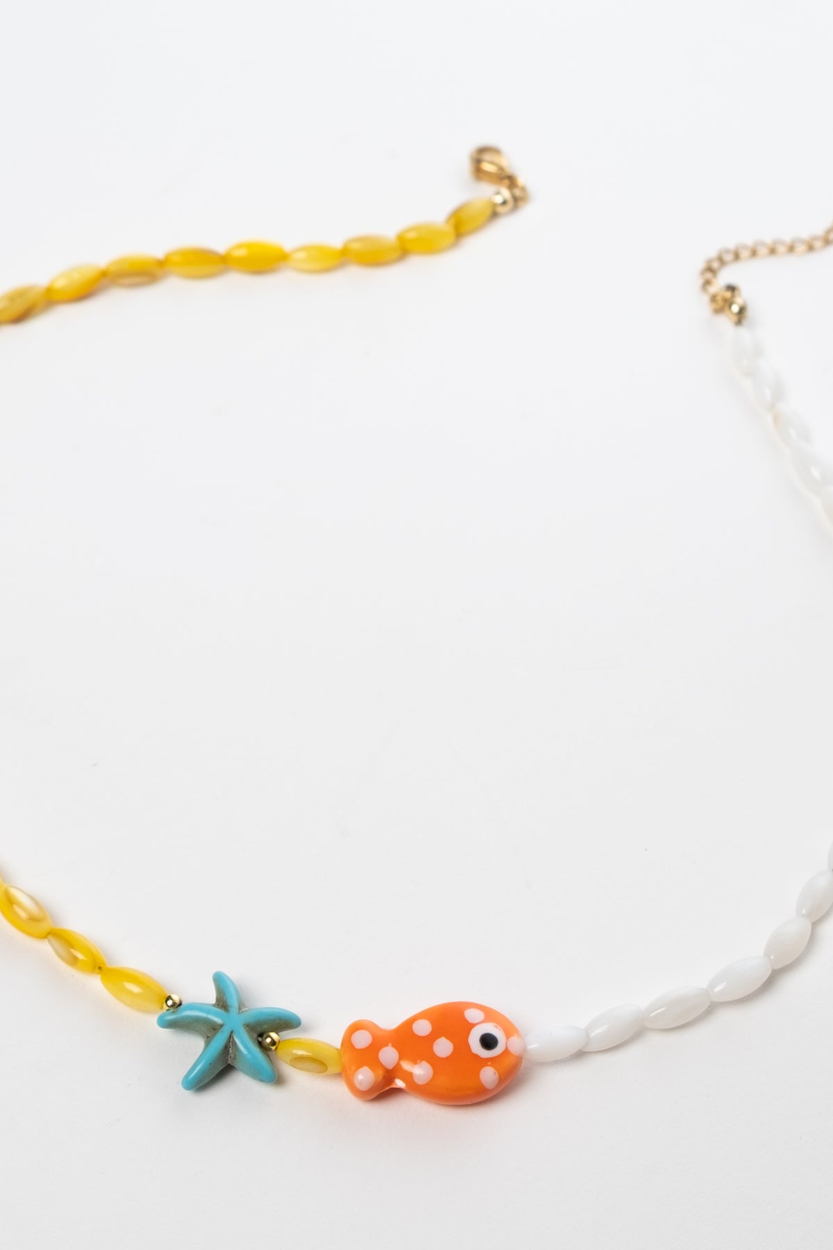 Goldfish Beaded Necklace