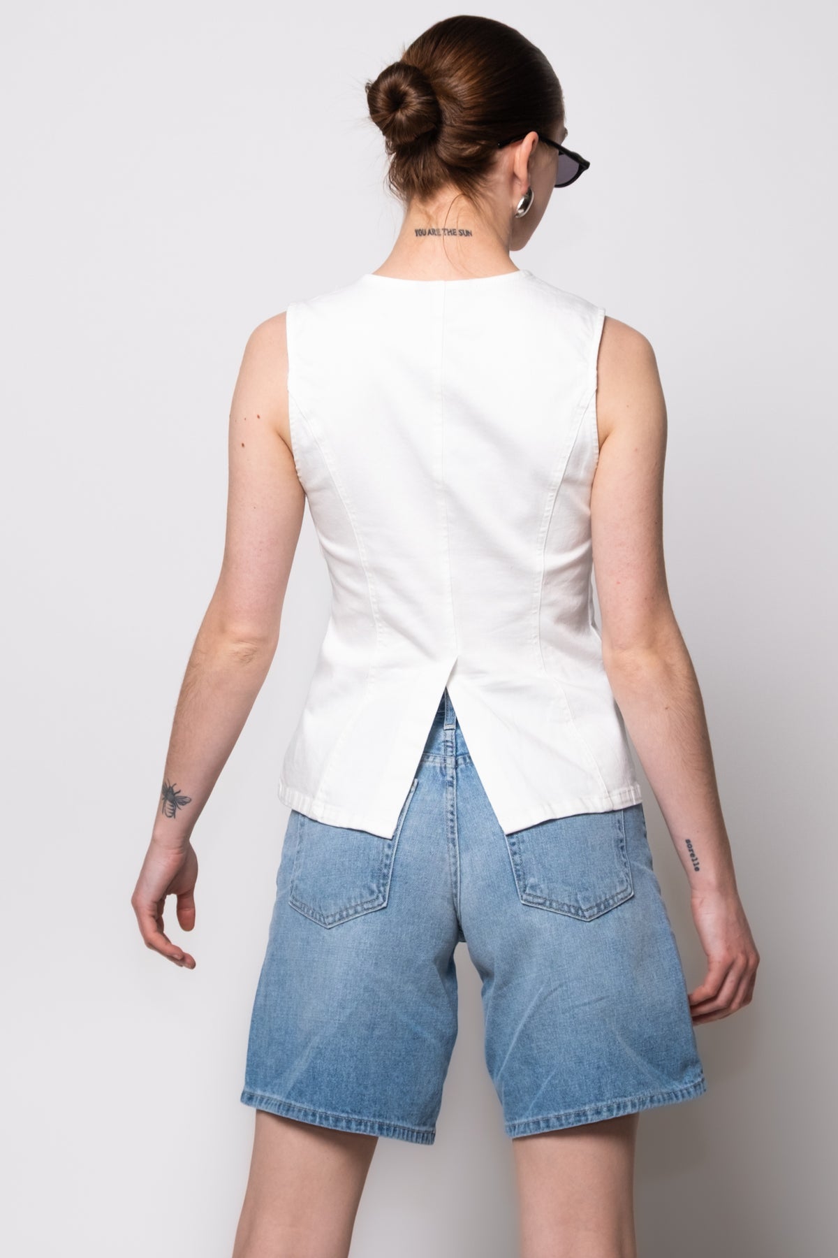 Just Black Low Rise Long Shorts