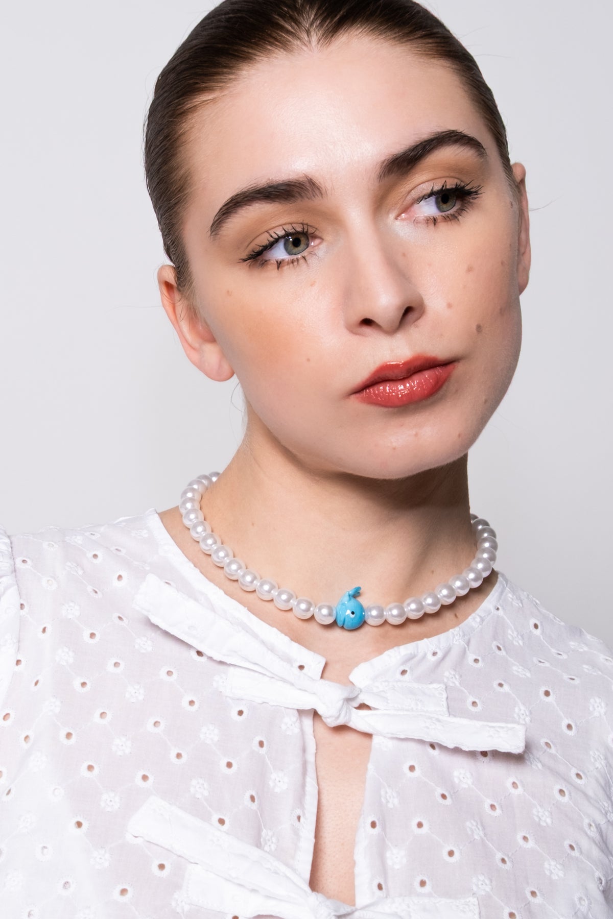 Whale Beaded Statement Necklace