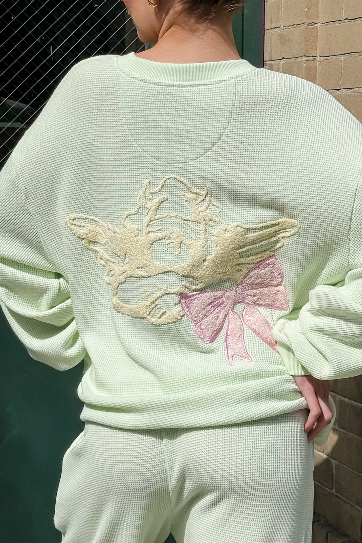 Boys Lie Bows Kara Crewneck