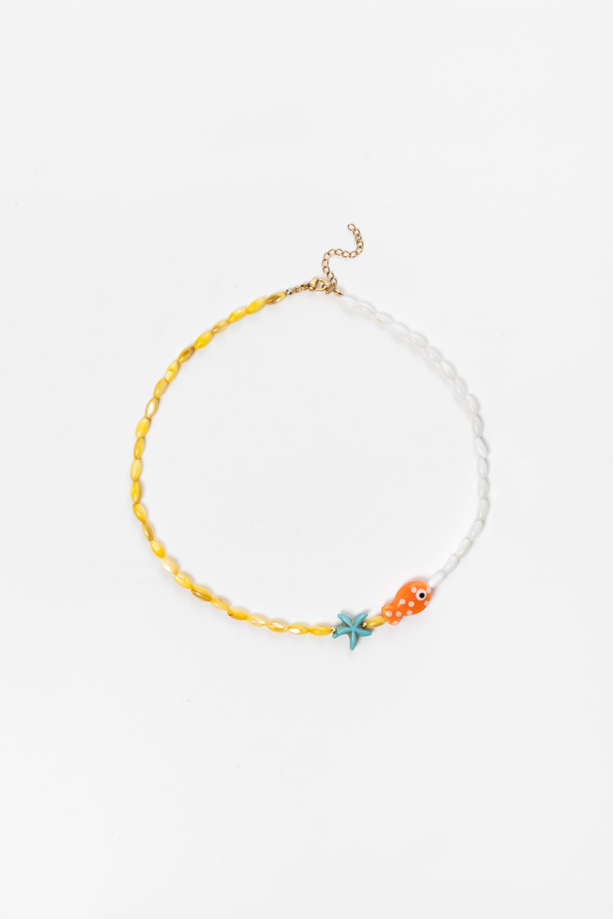 Goldfish Beaded Necklace