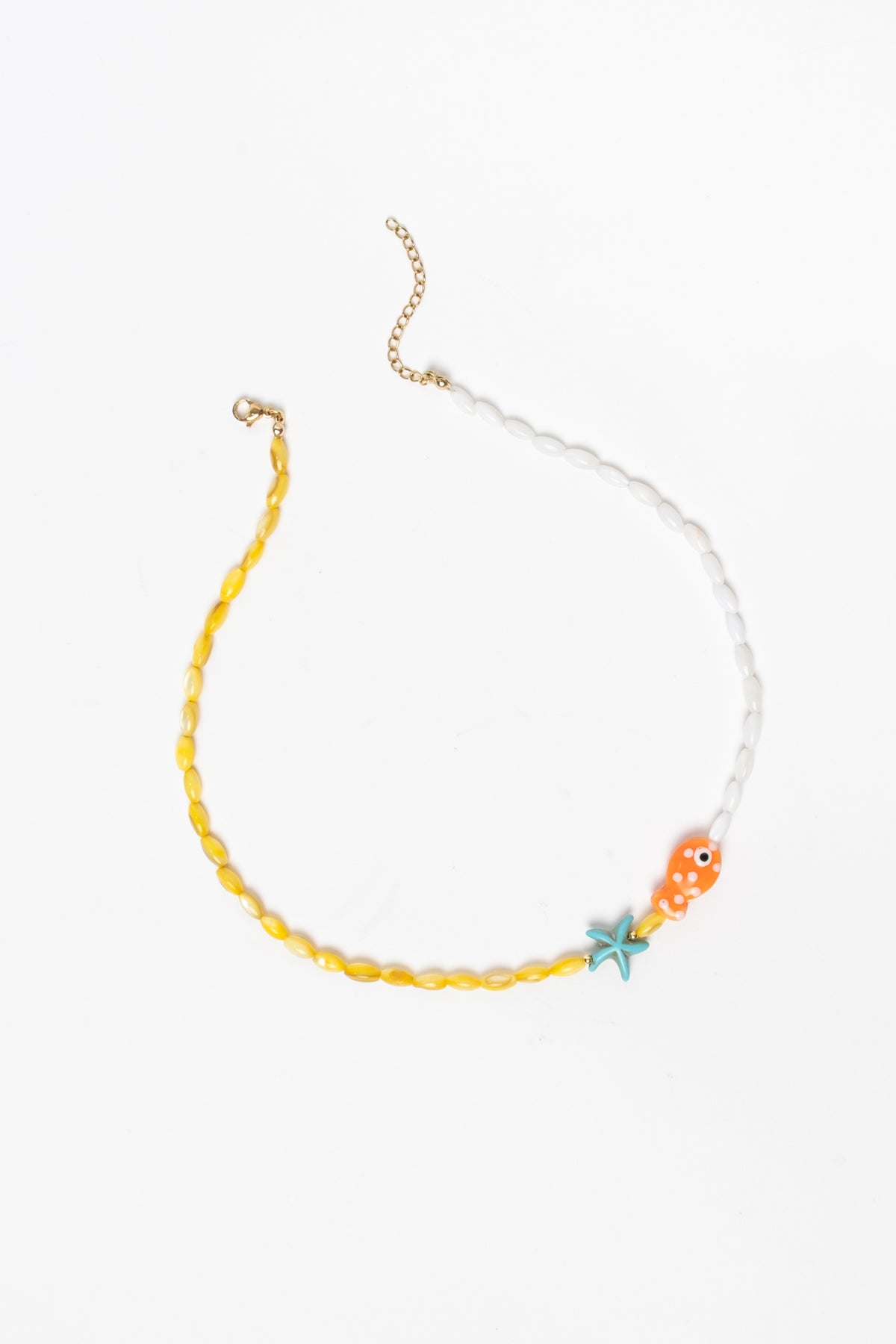 Goldfish Beaded Necklace