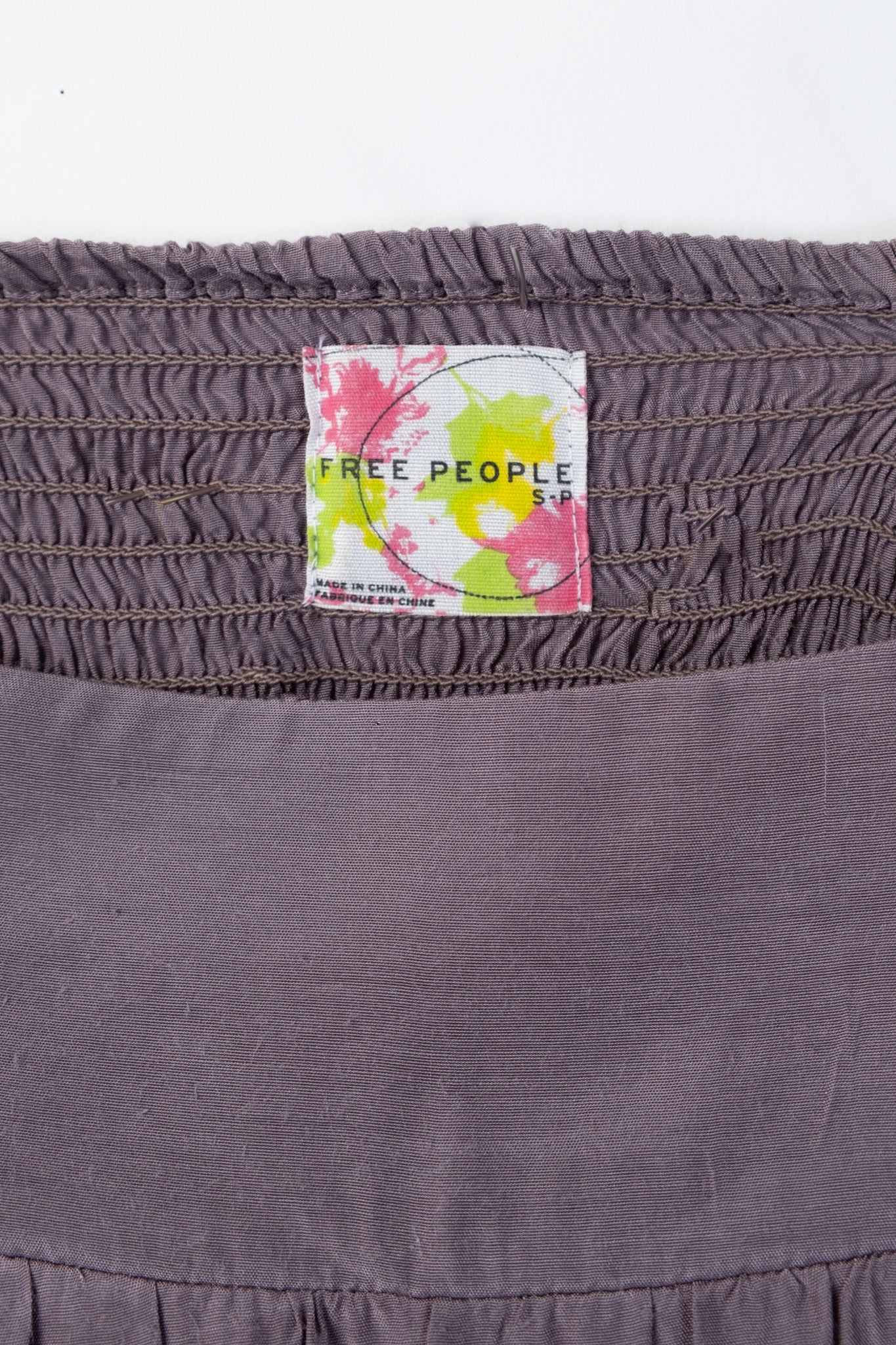 2000s Lace Trim Beaded Skirt