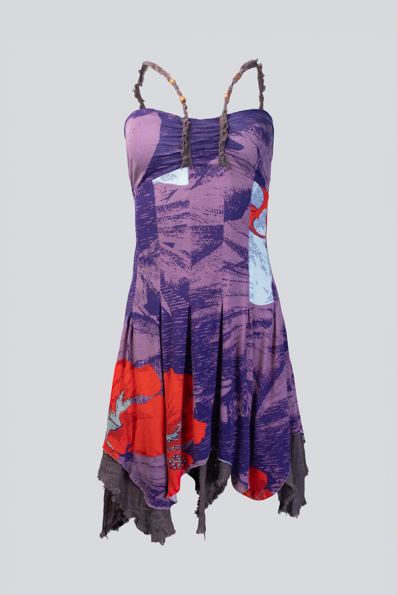 Early 2010s Fairy Grunge Halter Dress