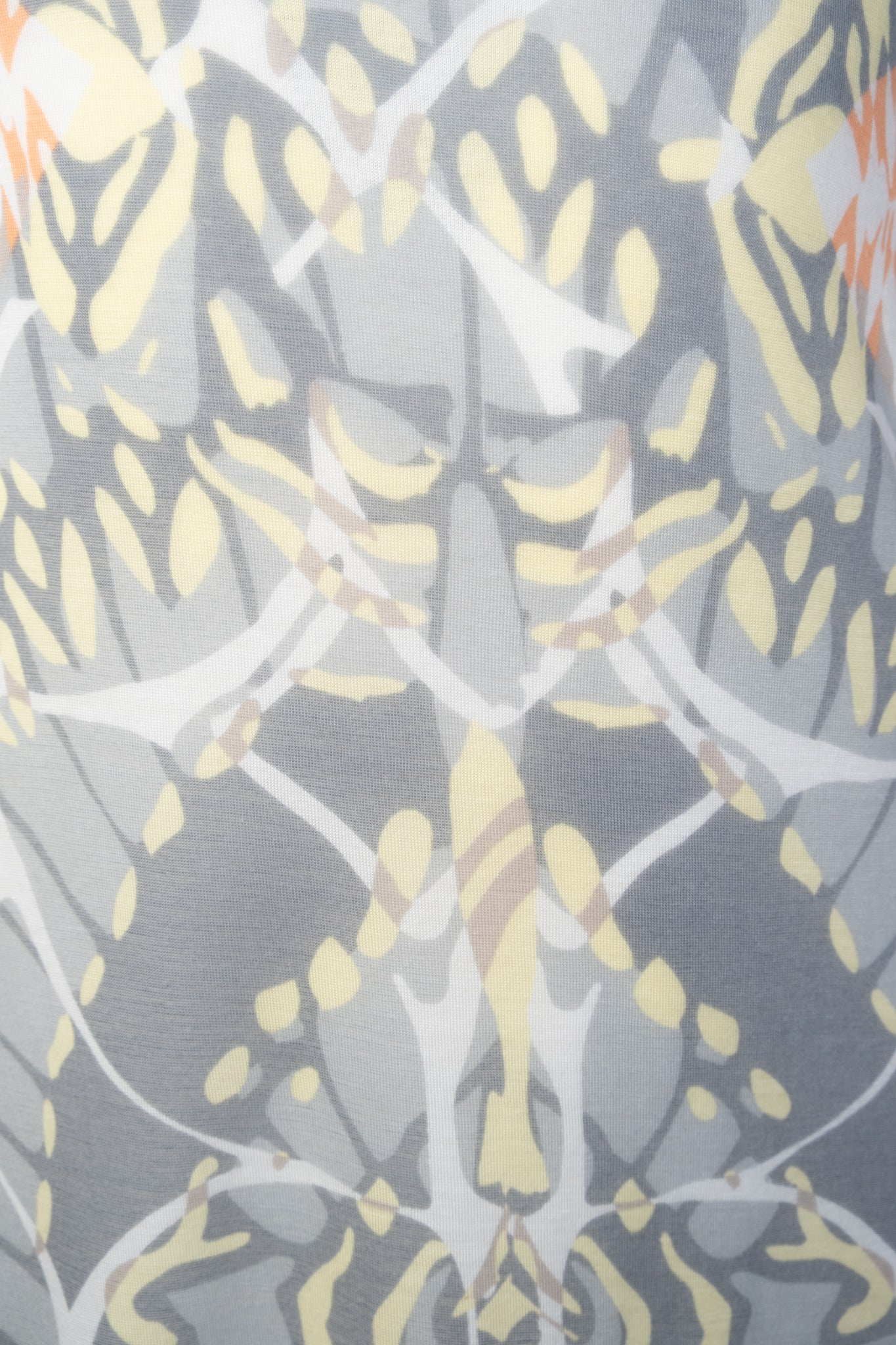 Late 2000s Printed Jersey Tube Dress in Cream