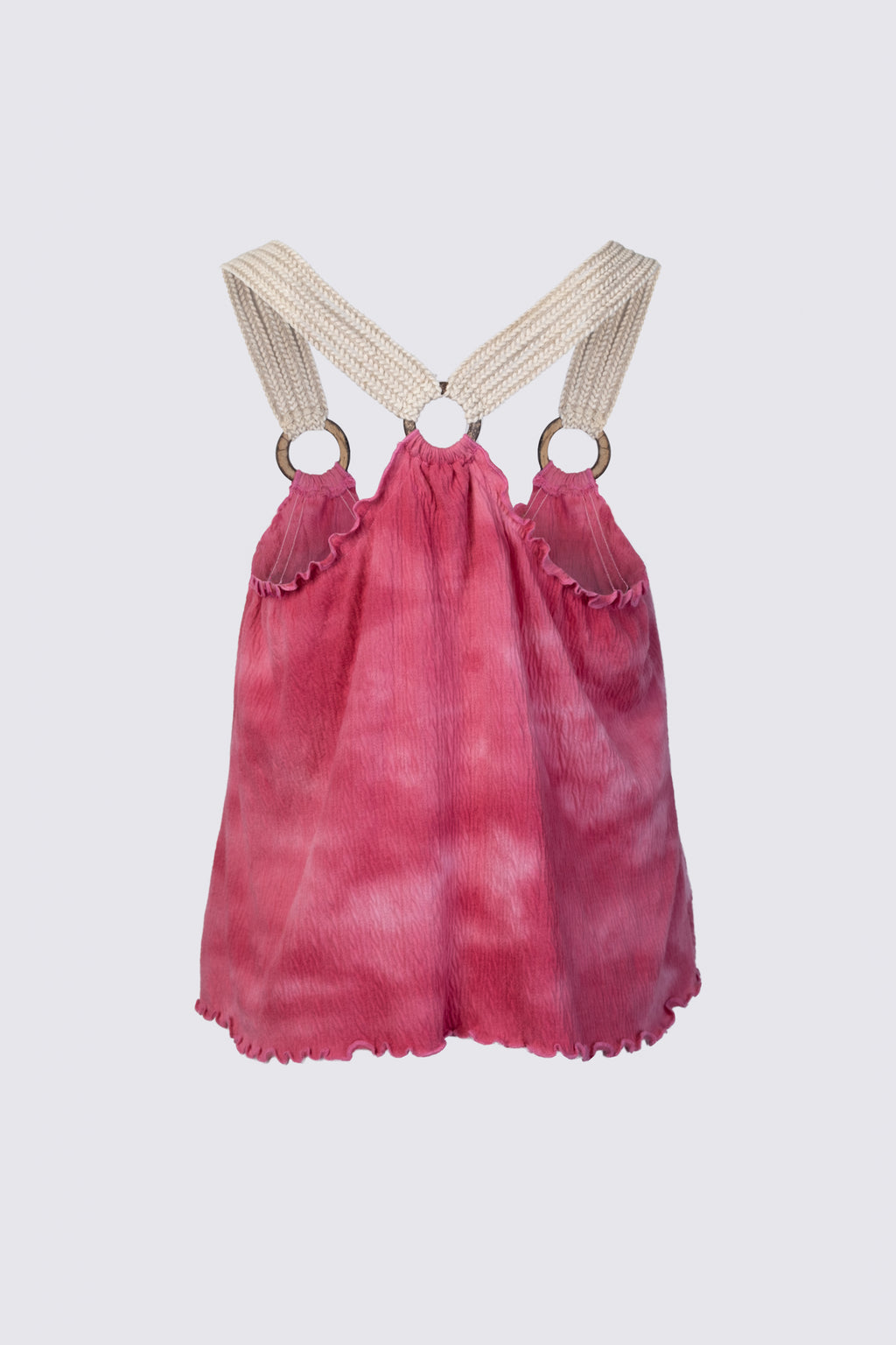 Y2K Boho Crochet Strap Tank