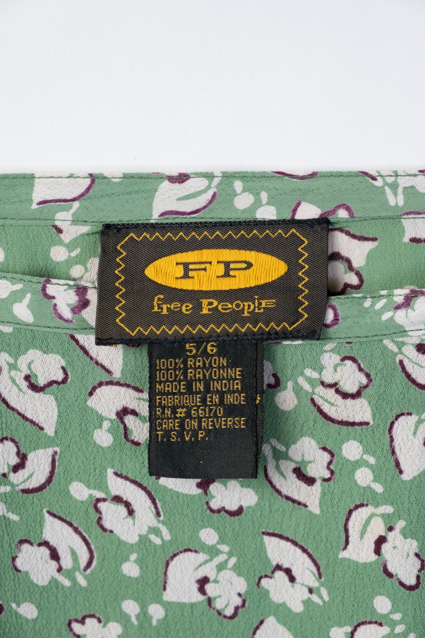 90s Floral Print Mini Skirt