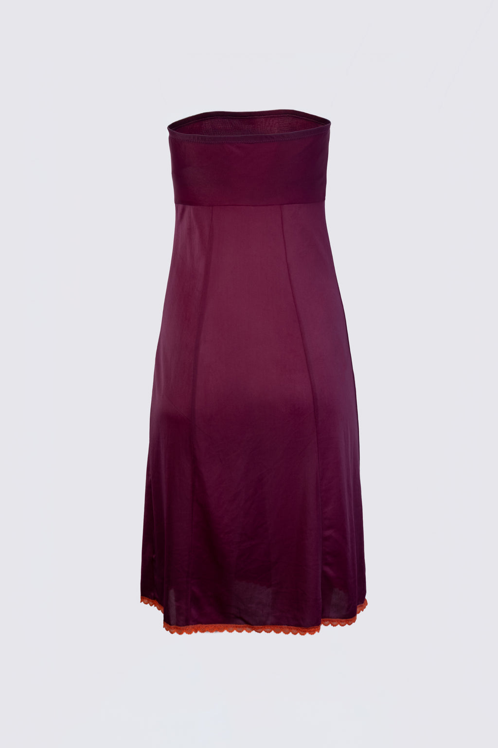 2000s Strapless Printed Slip Dress