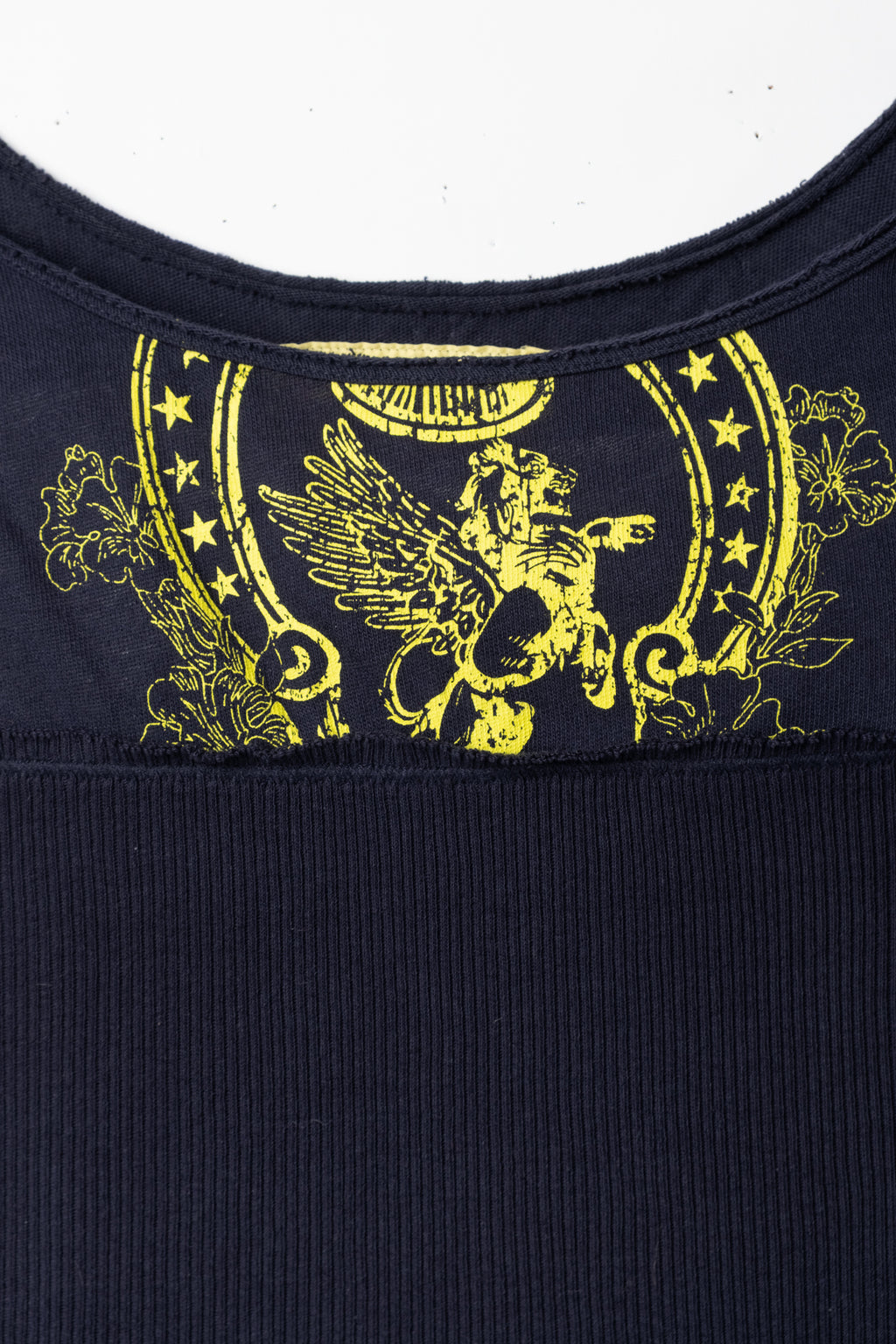 2000s Babydoll Tee with Neon Print