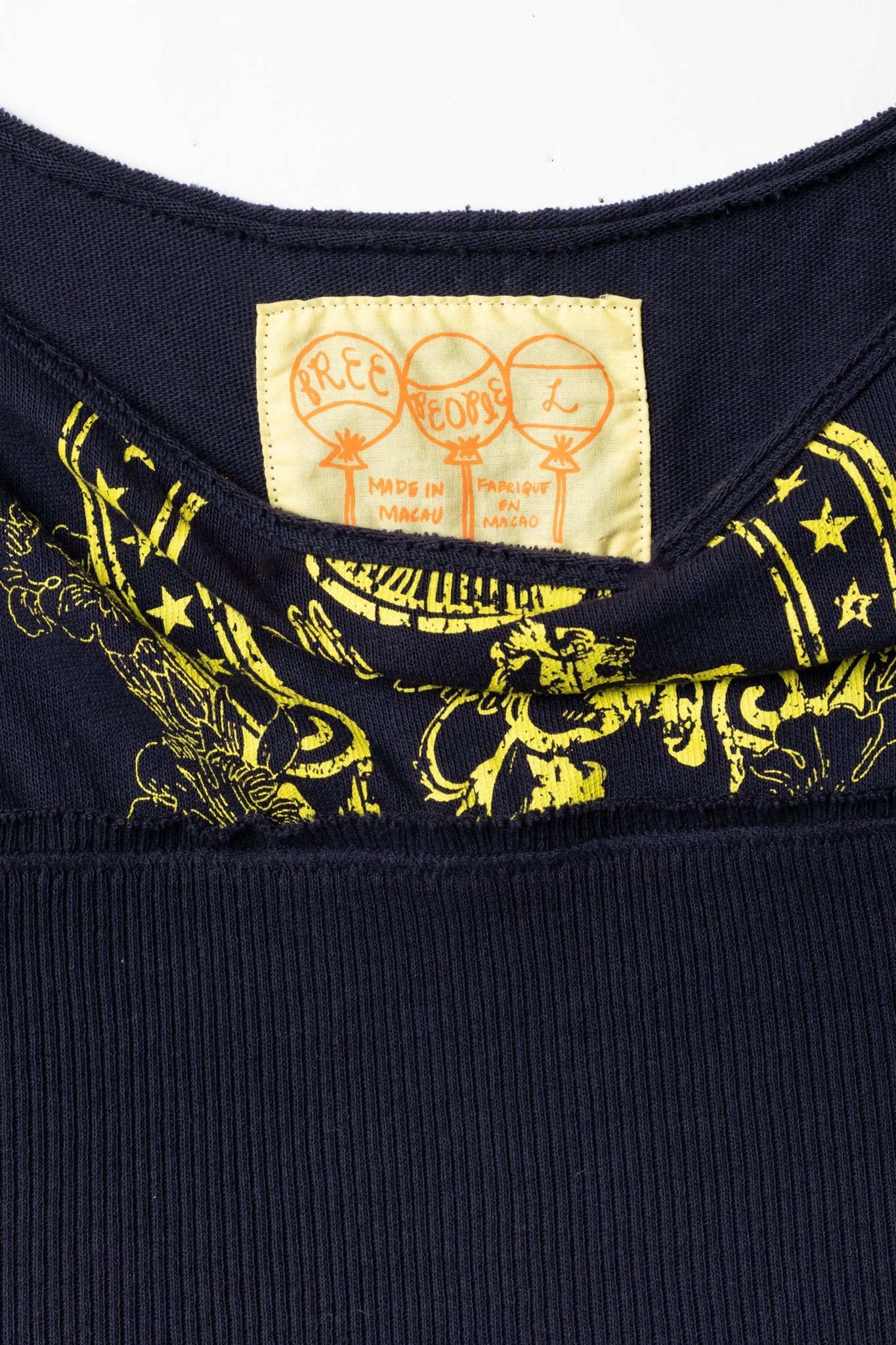 2000s Babydoll Tee with Neon Print