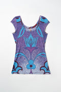 2000s Deco Print Scoop Tee