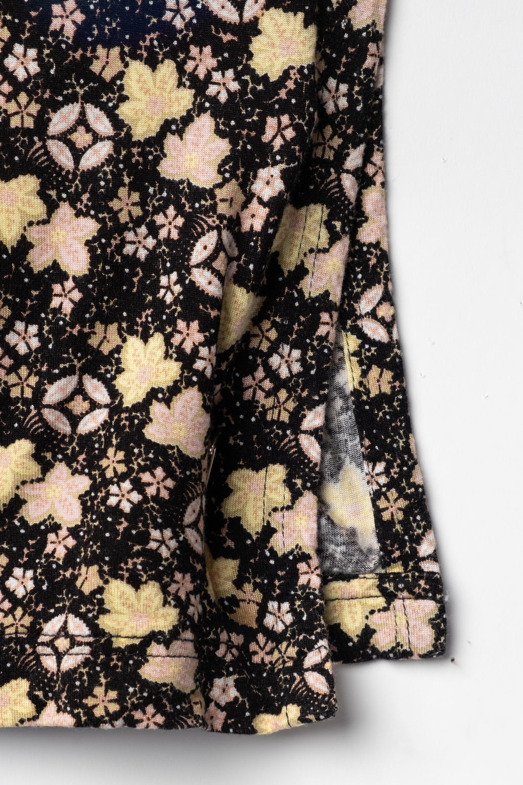 Y2K Floral Jersey Skirt