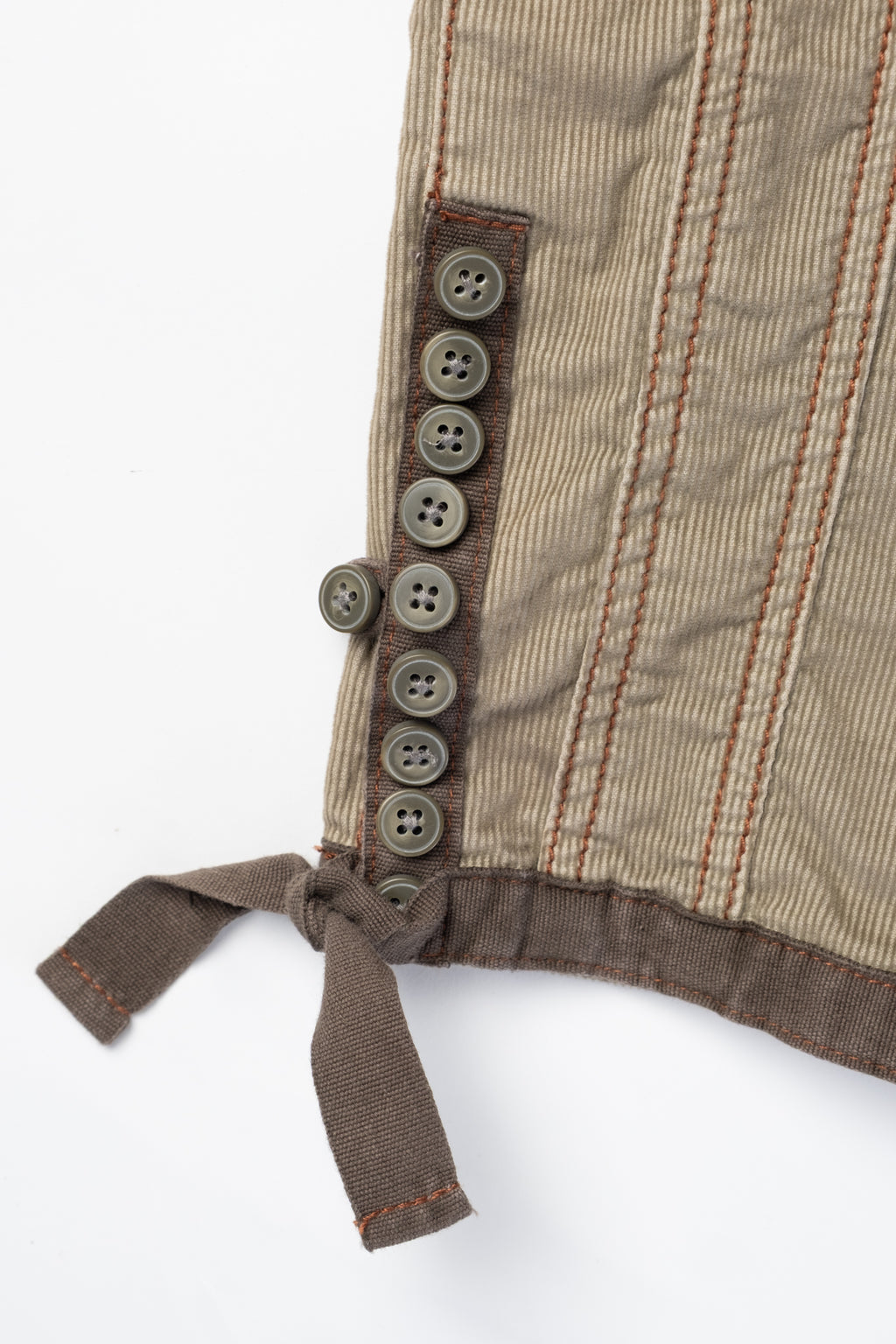 2000s Lowrise Corduroy Capris