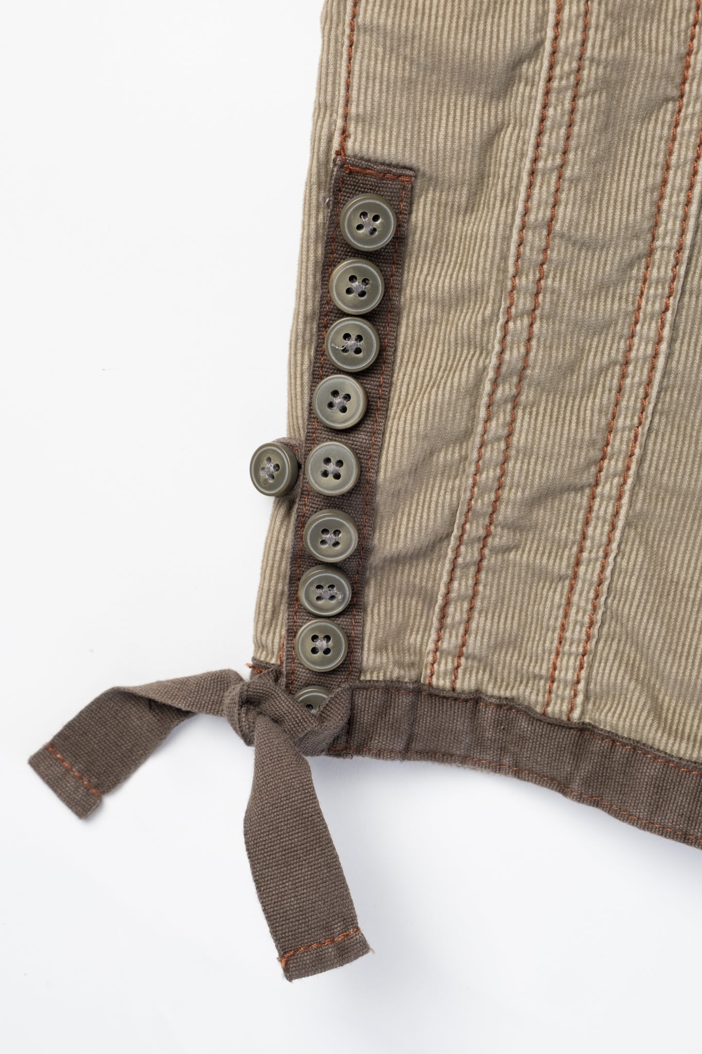 2000s Lowrise Corduroy Capris