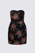 2000s Strapless Cotton Mini Dress